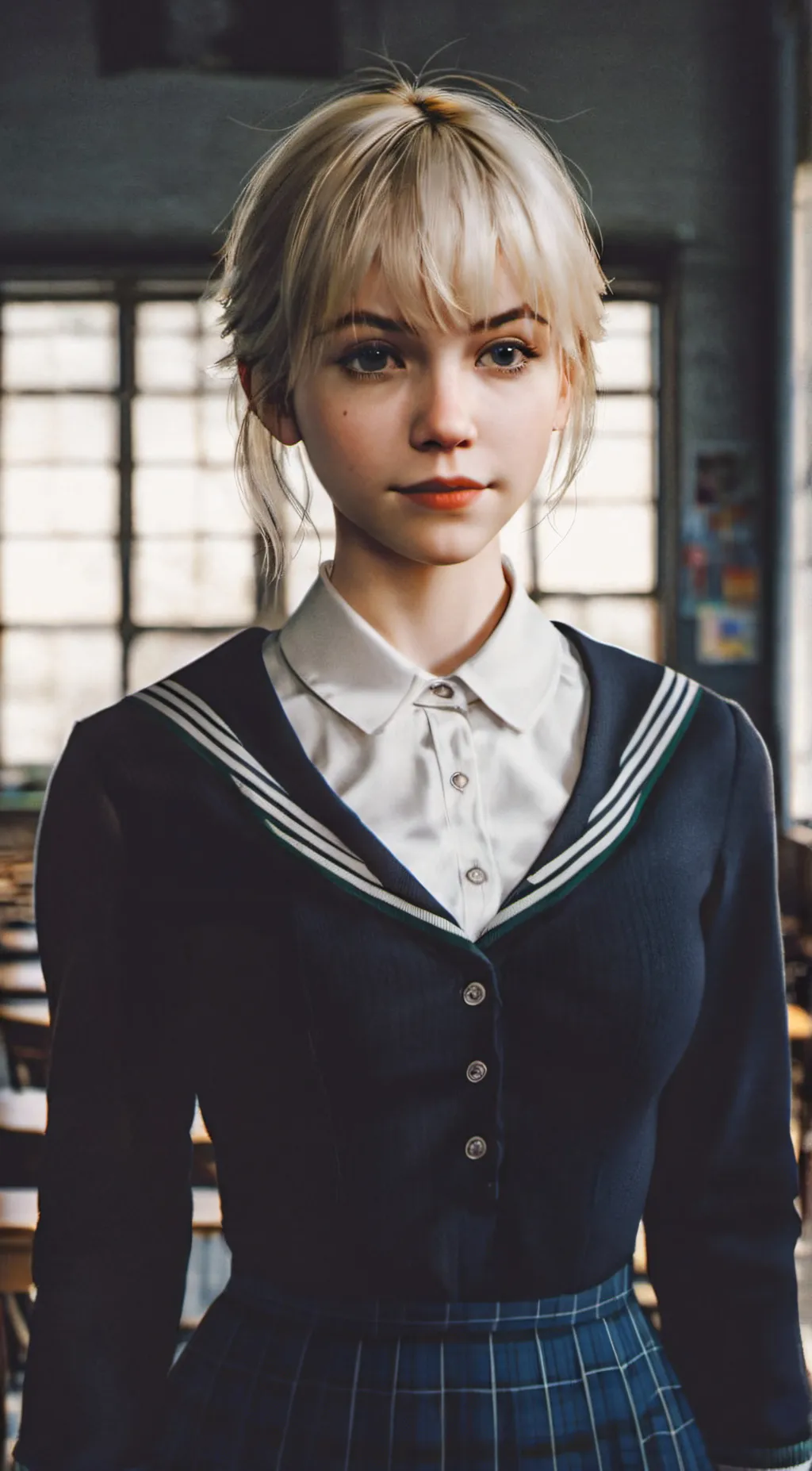 ai character: Gwen Stacy background