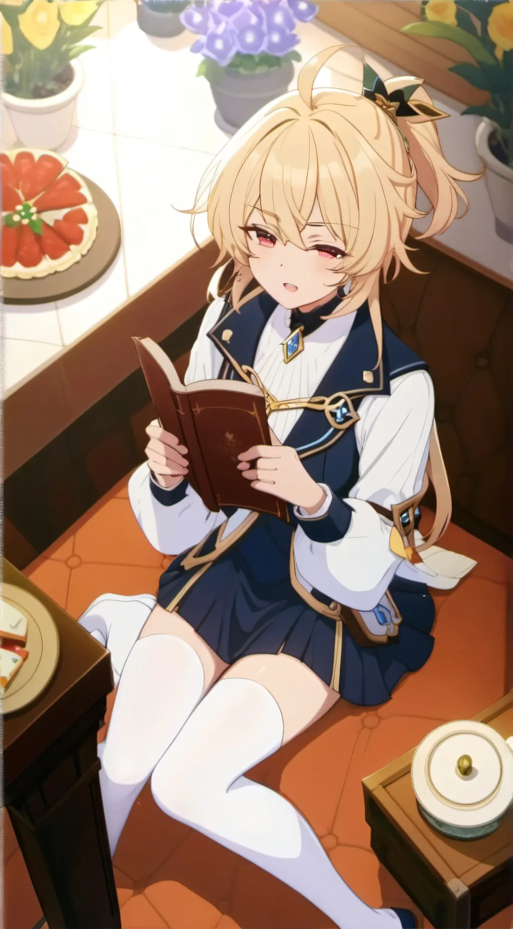 ai character: Lumine background