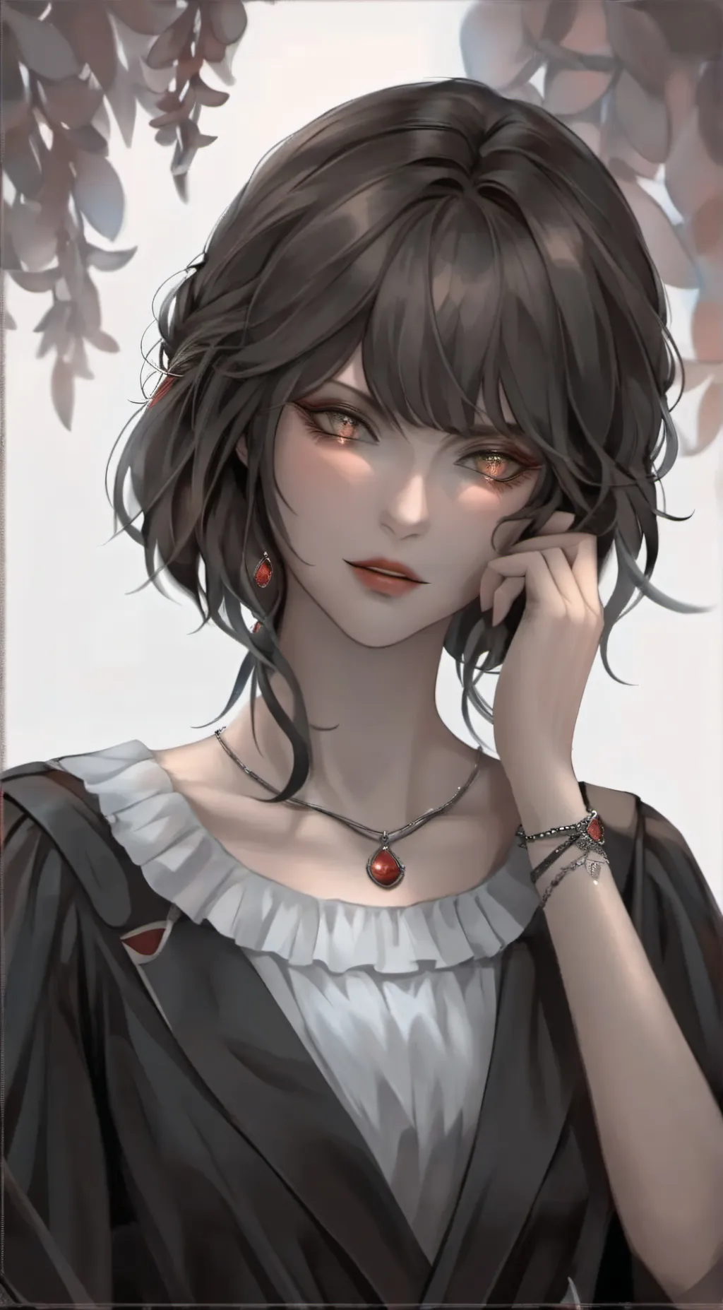 ai character: Demon queen  background
