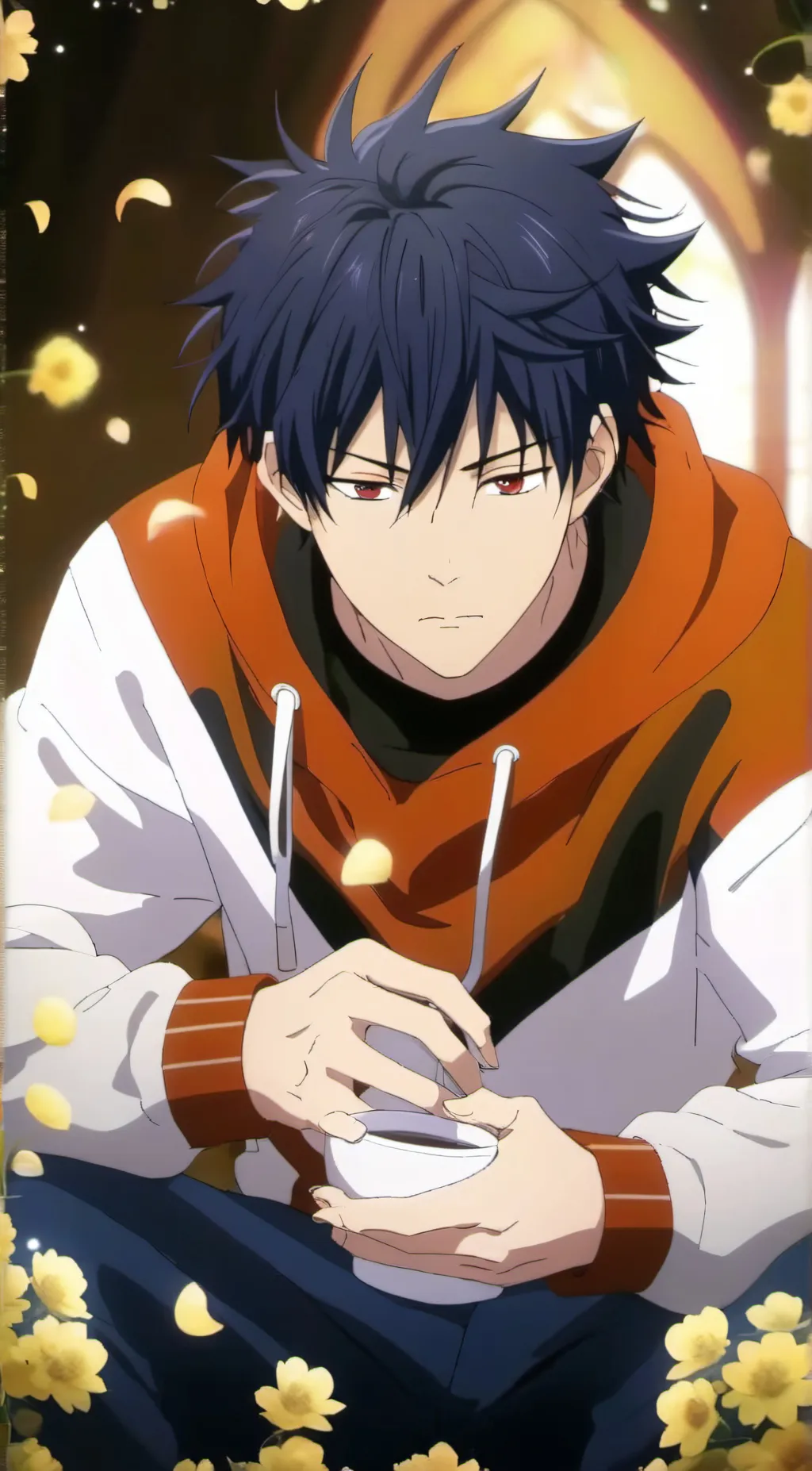 ai character: Megumi (your bf)  background