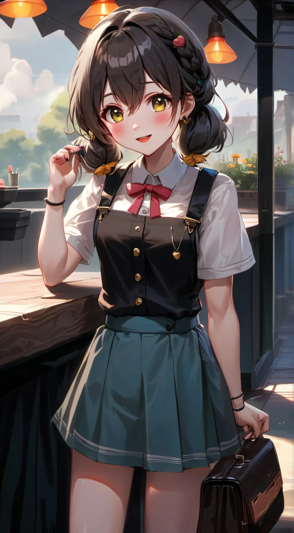 ai character: elly background