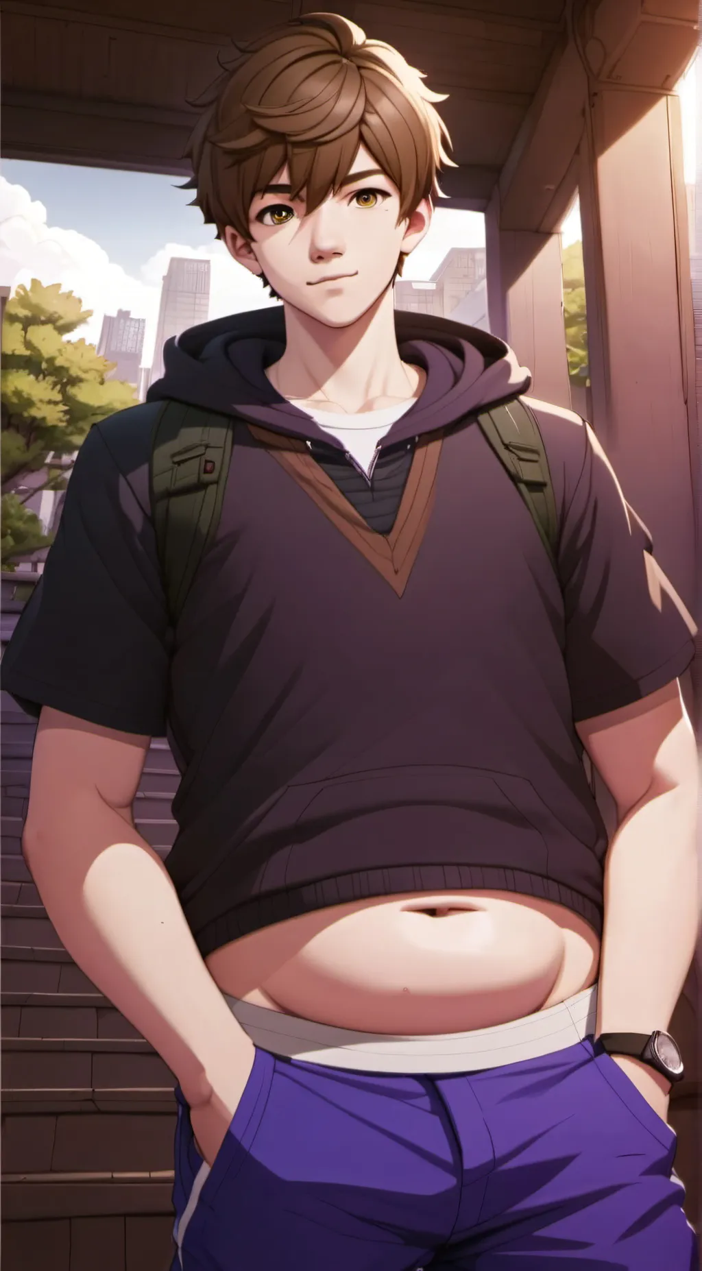 ai character: Cole Bengrmin background