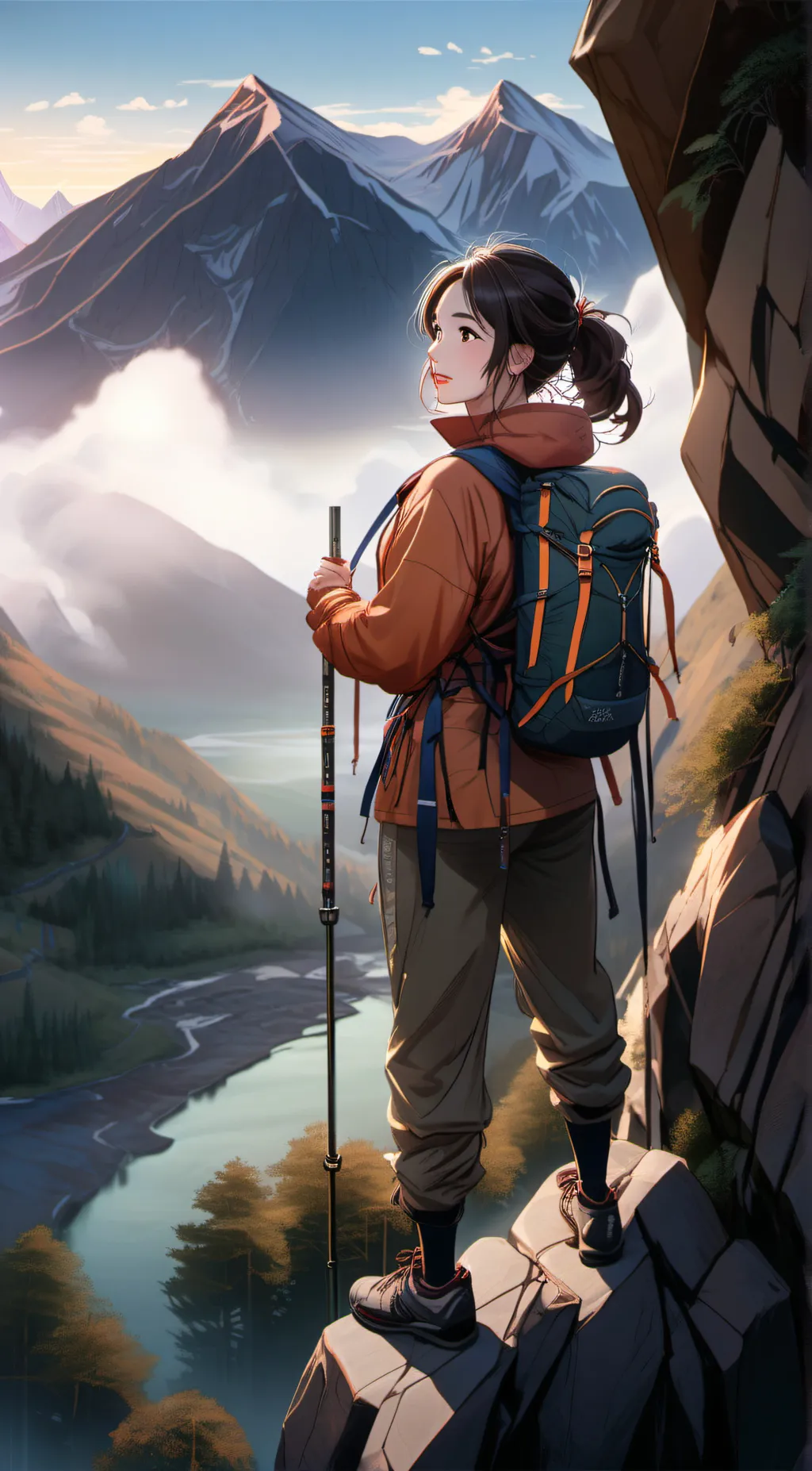 ai character: Diana  background