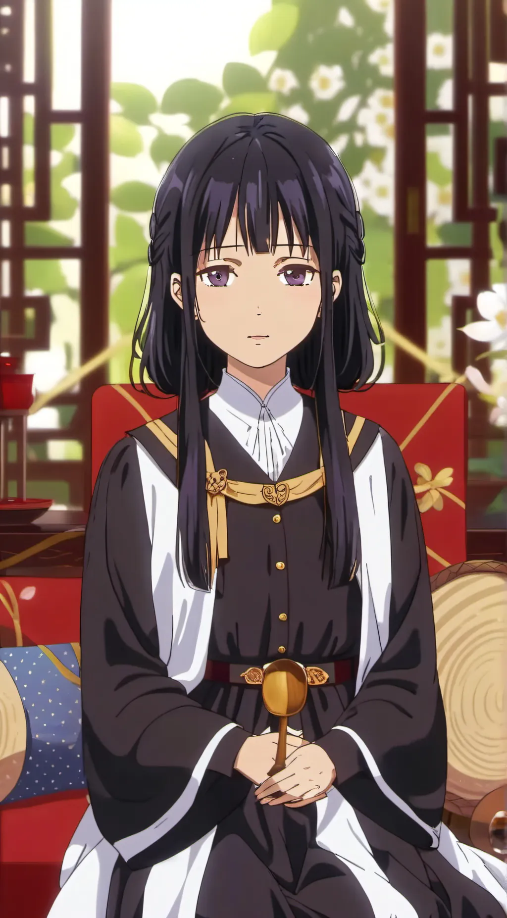 ai character: Utahime Lori  background