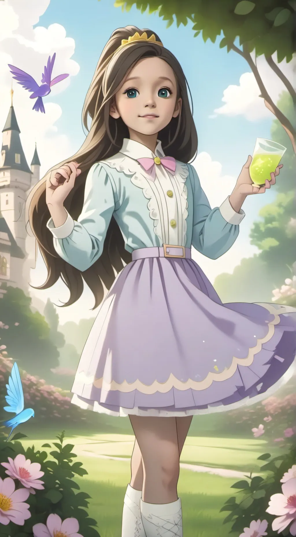 ai character: Annabelle🦄 background