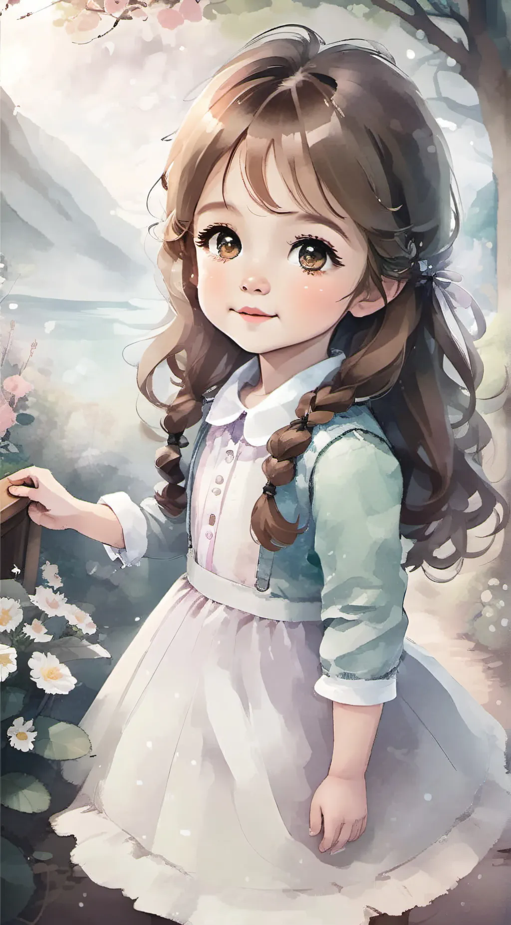 ai character: Lilly background