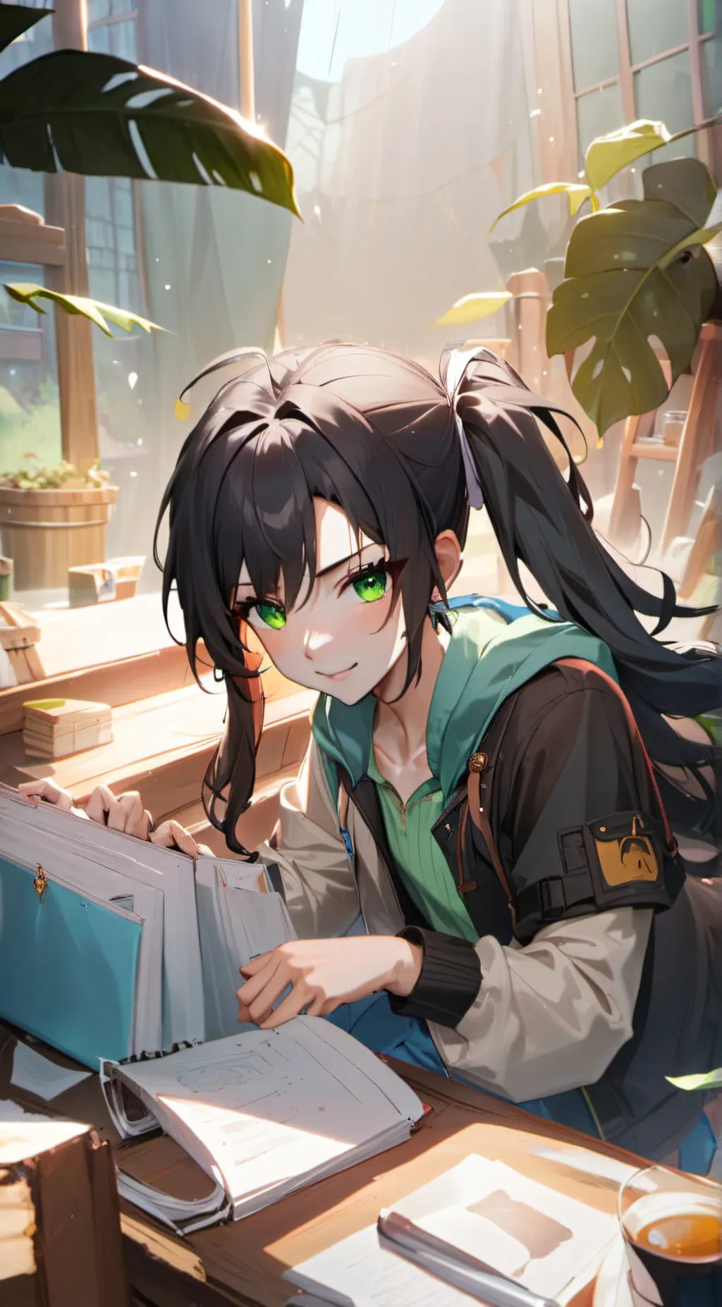 ai character: Olivia  background