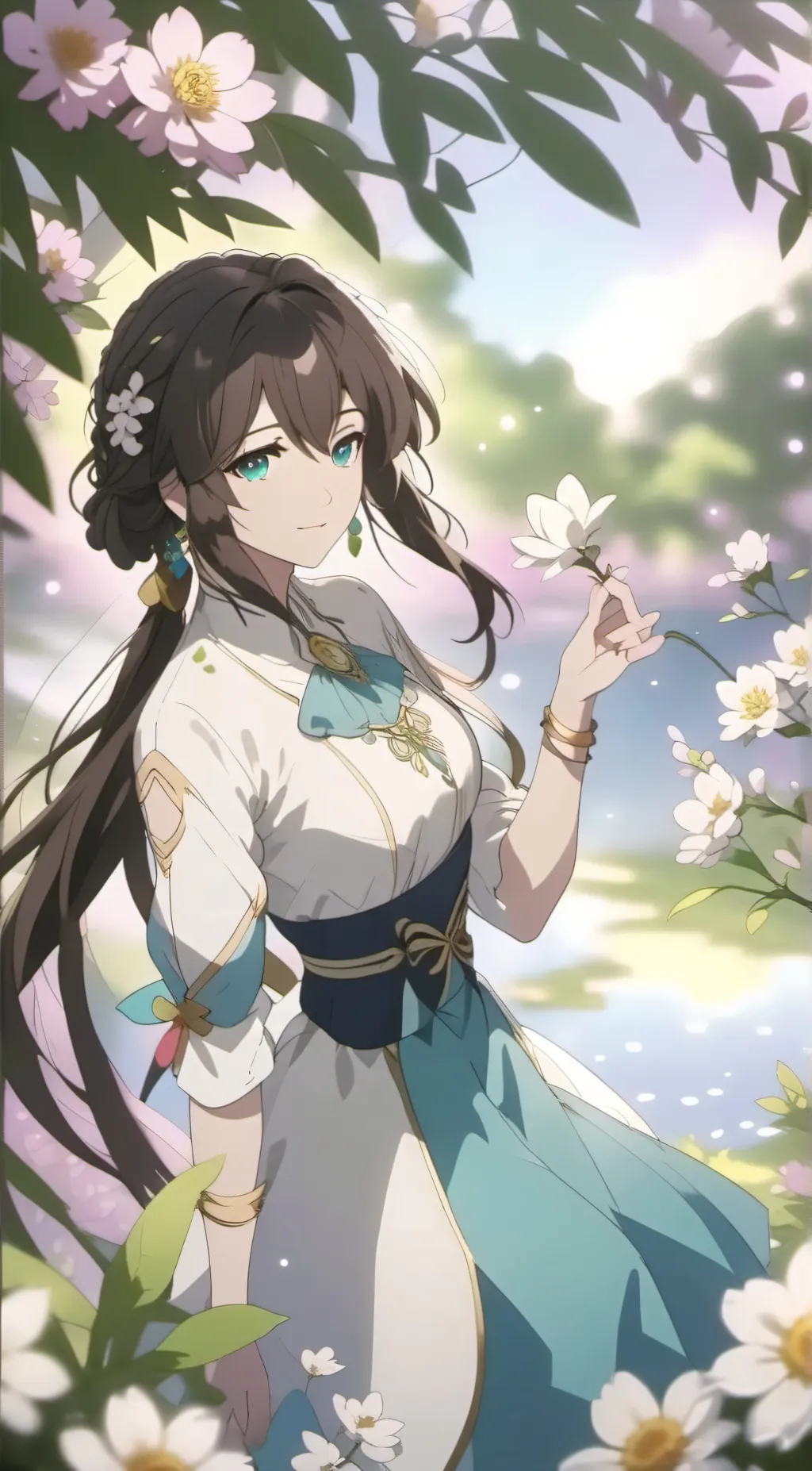 ai character: Veronica  background