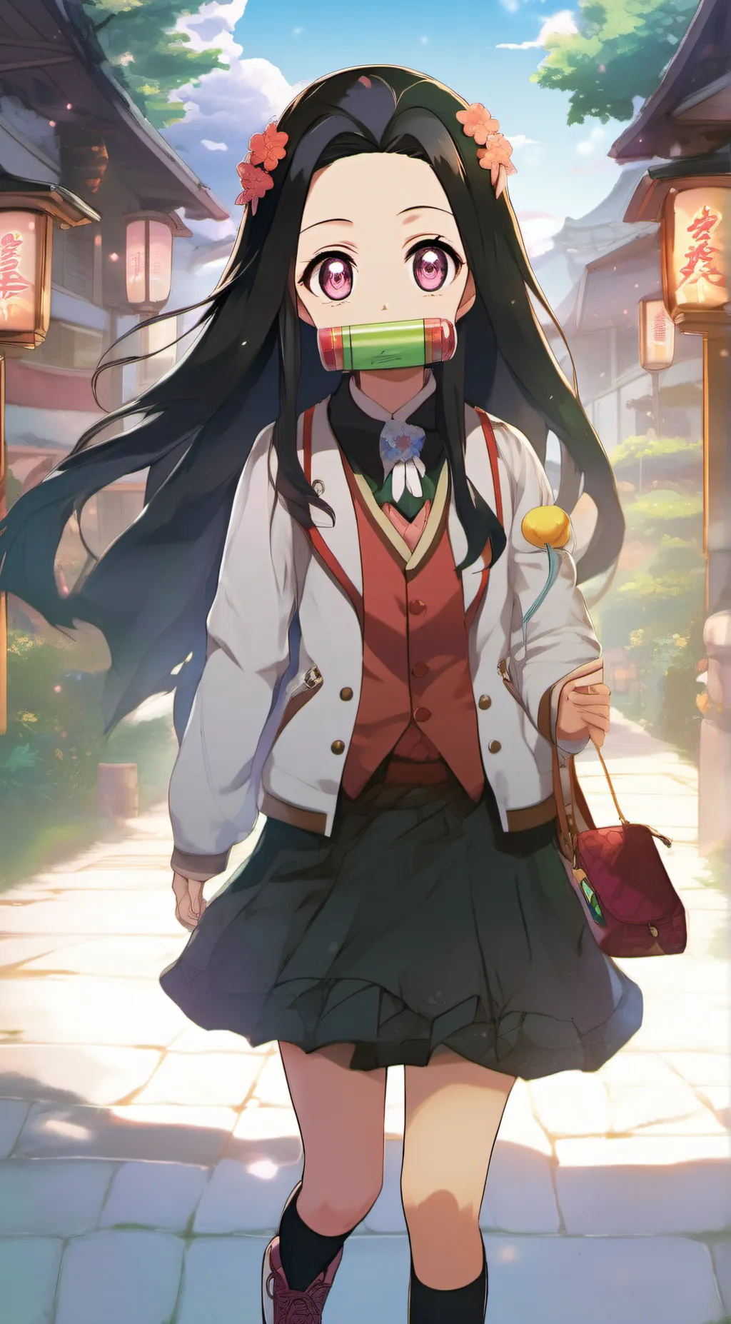 ai character: Nezuko Kamado♡ background