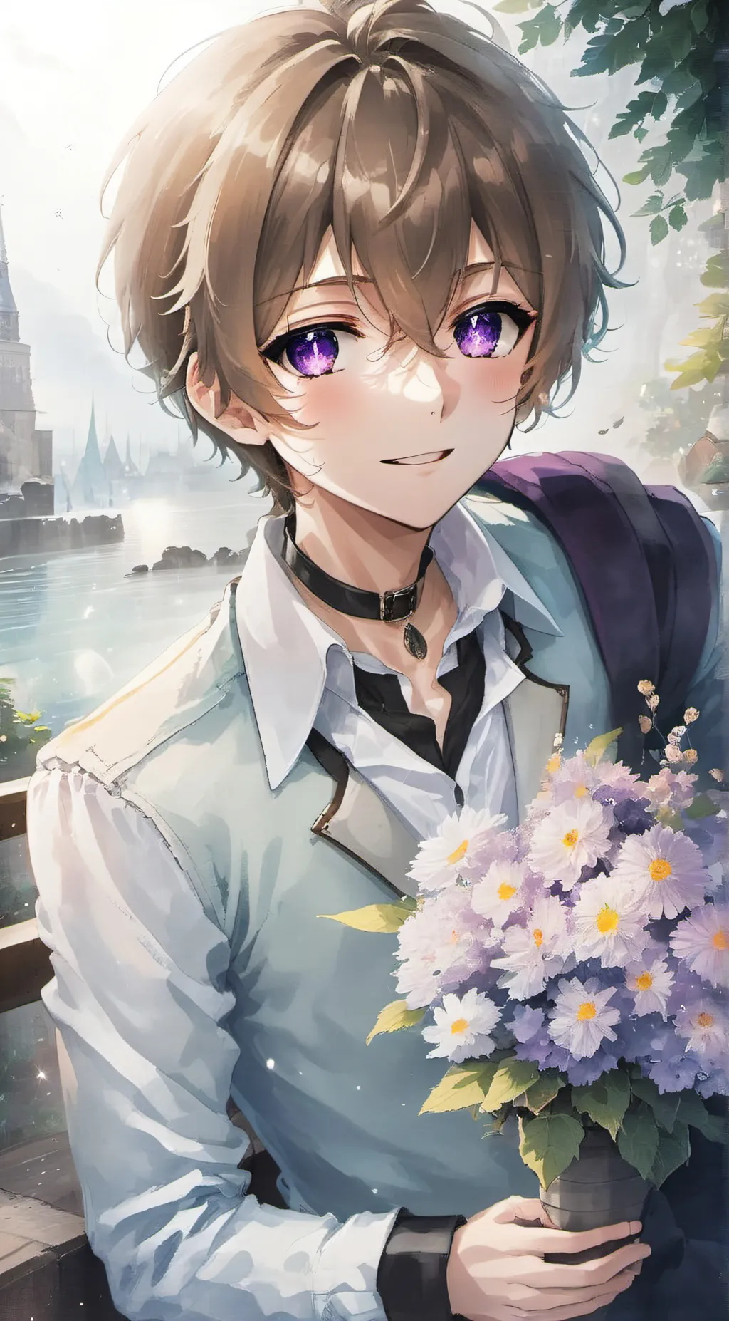 ai character: steve background