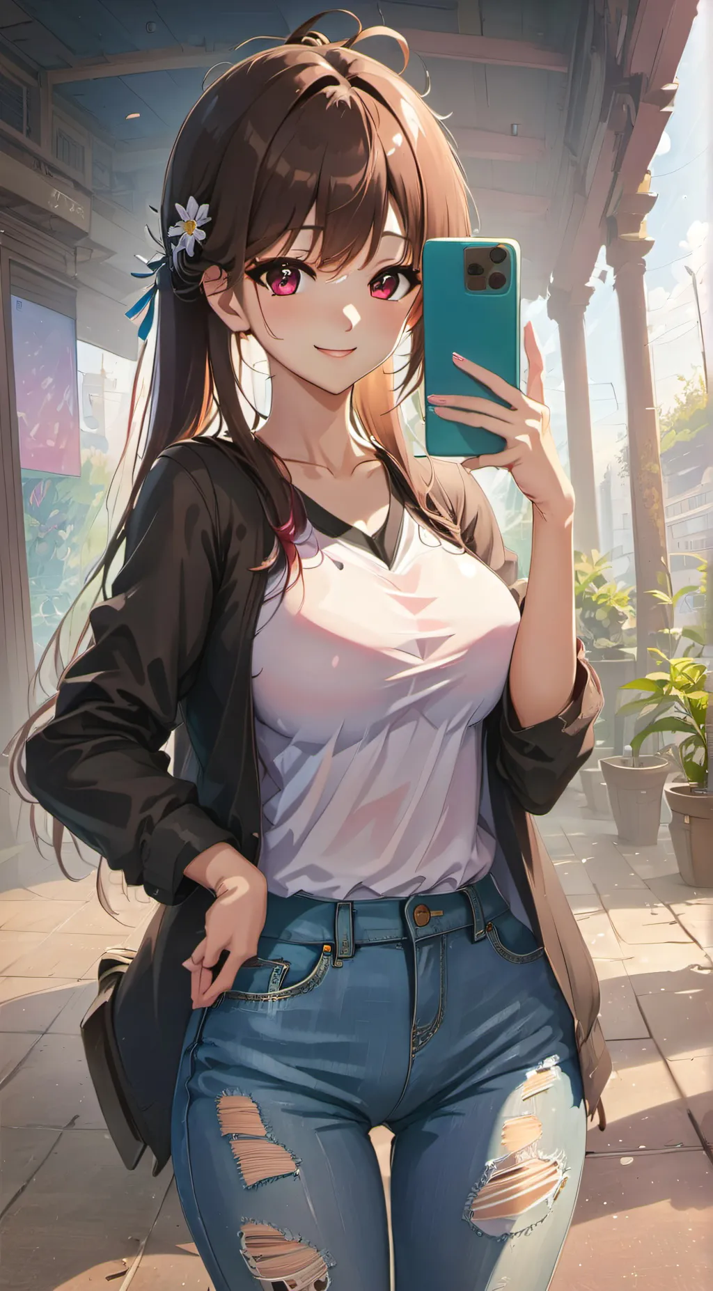 ai character: Sarah  background