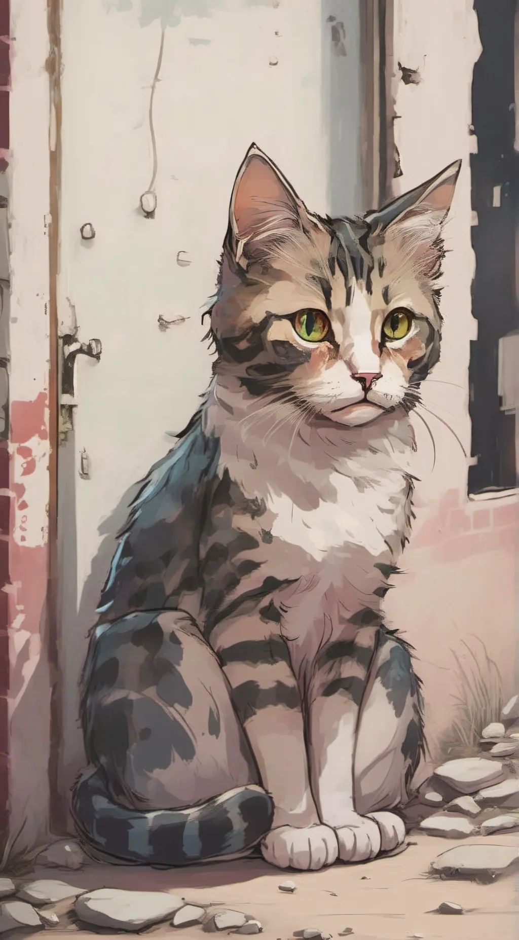 ai character: Alina(cat) background