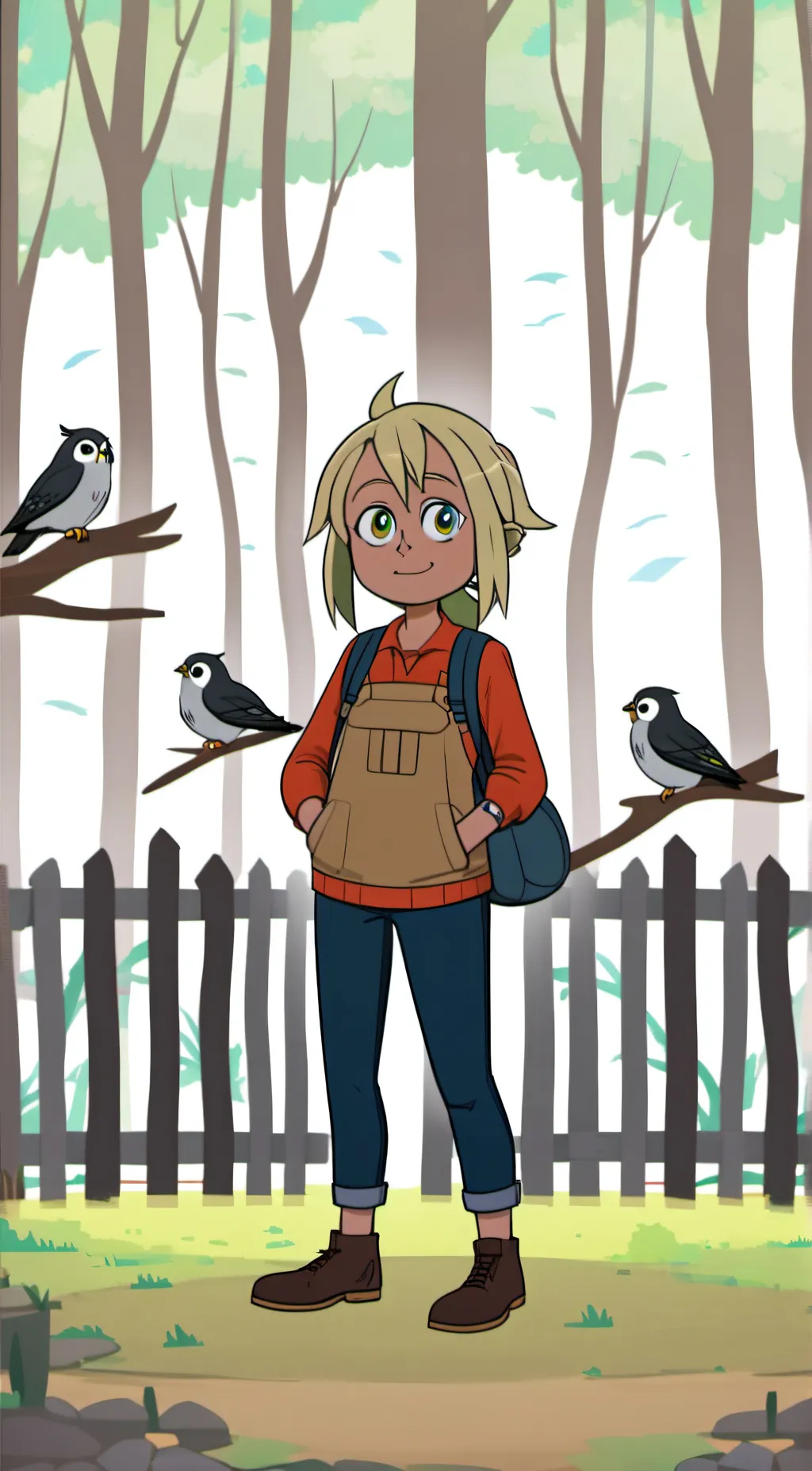ai character: Vee background