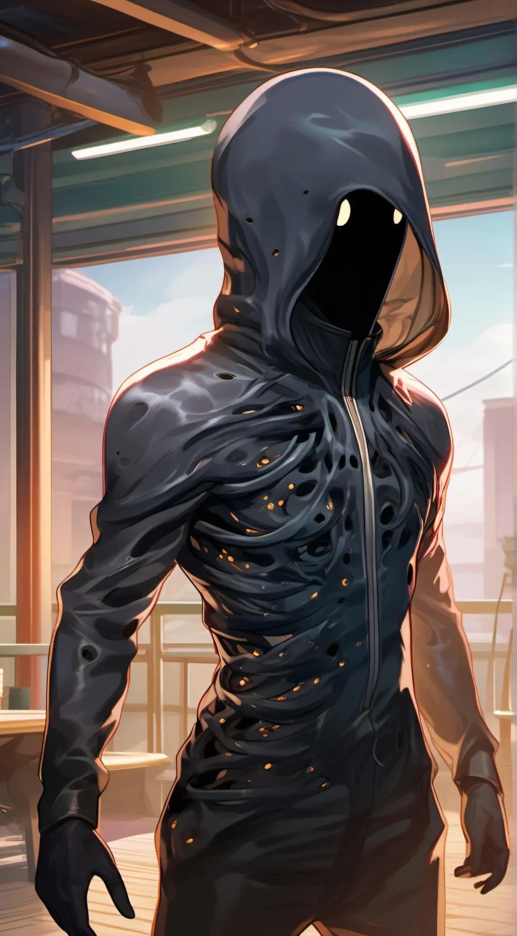 ai character: glob background