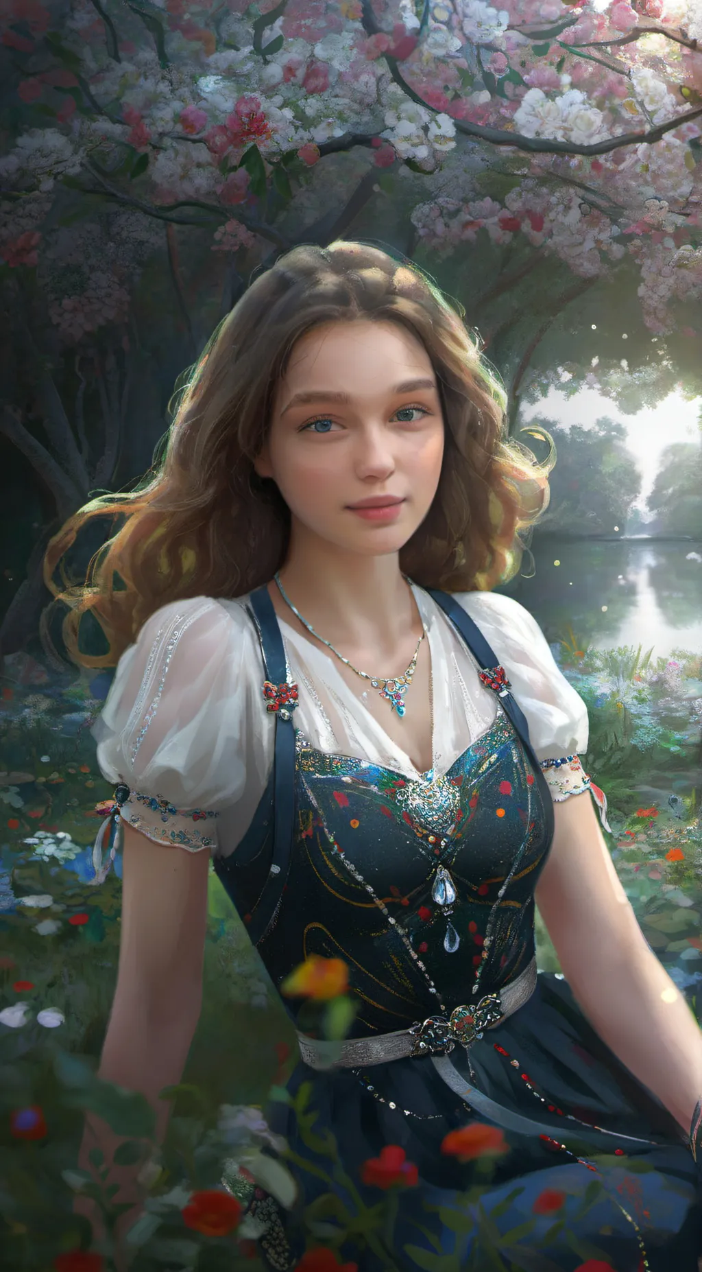 ai character: Marie background