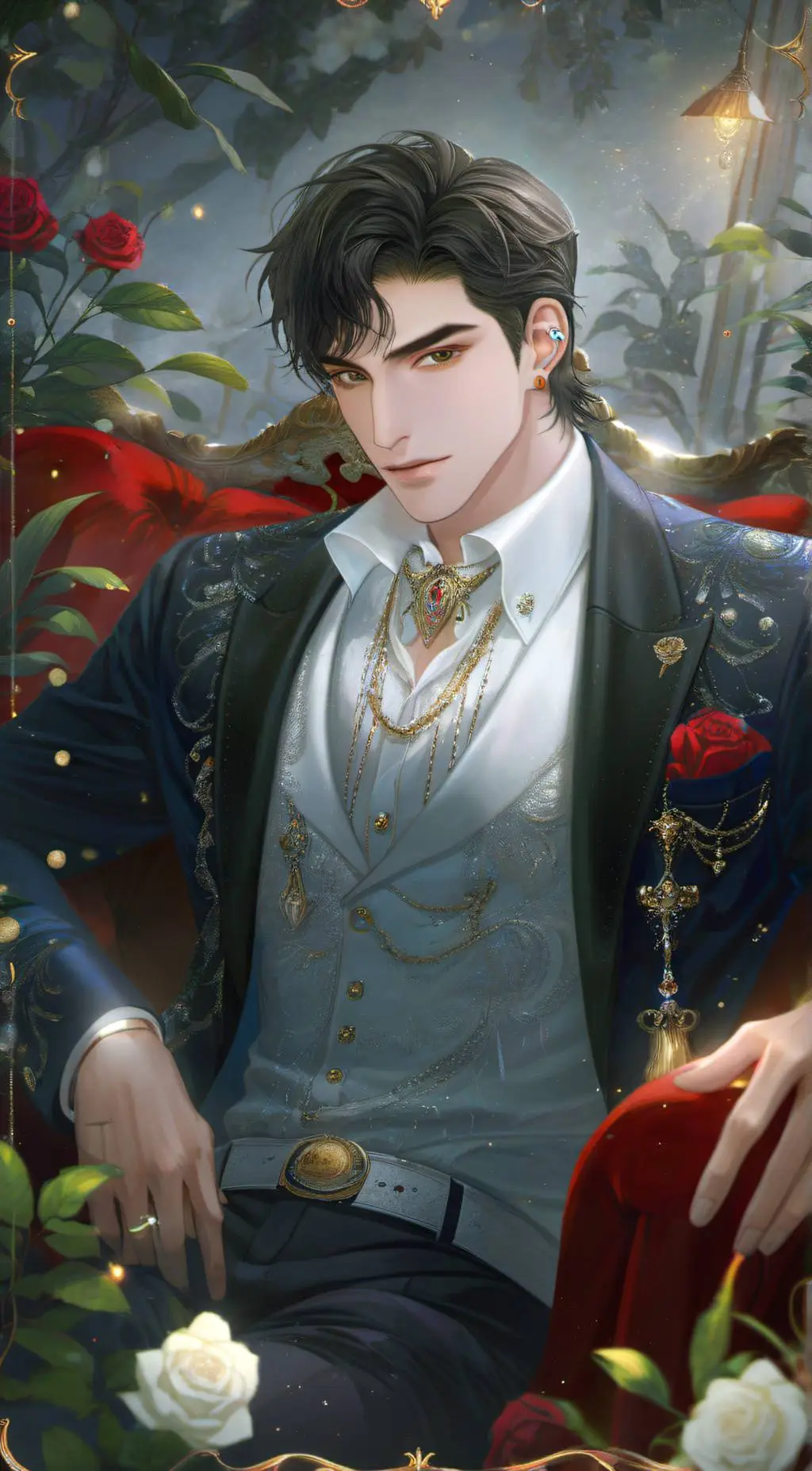 ai character: Massimo background