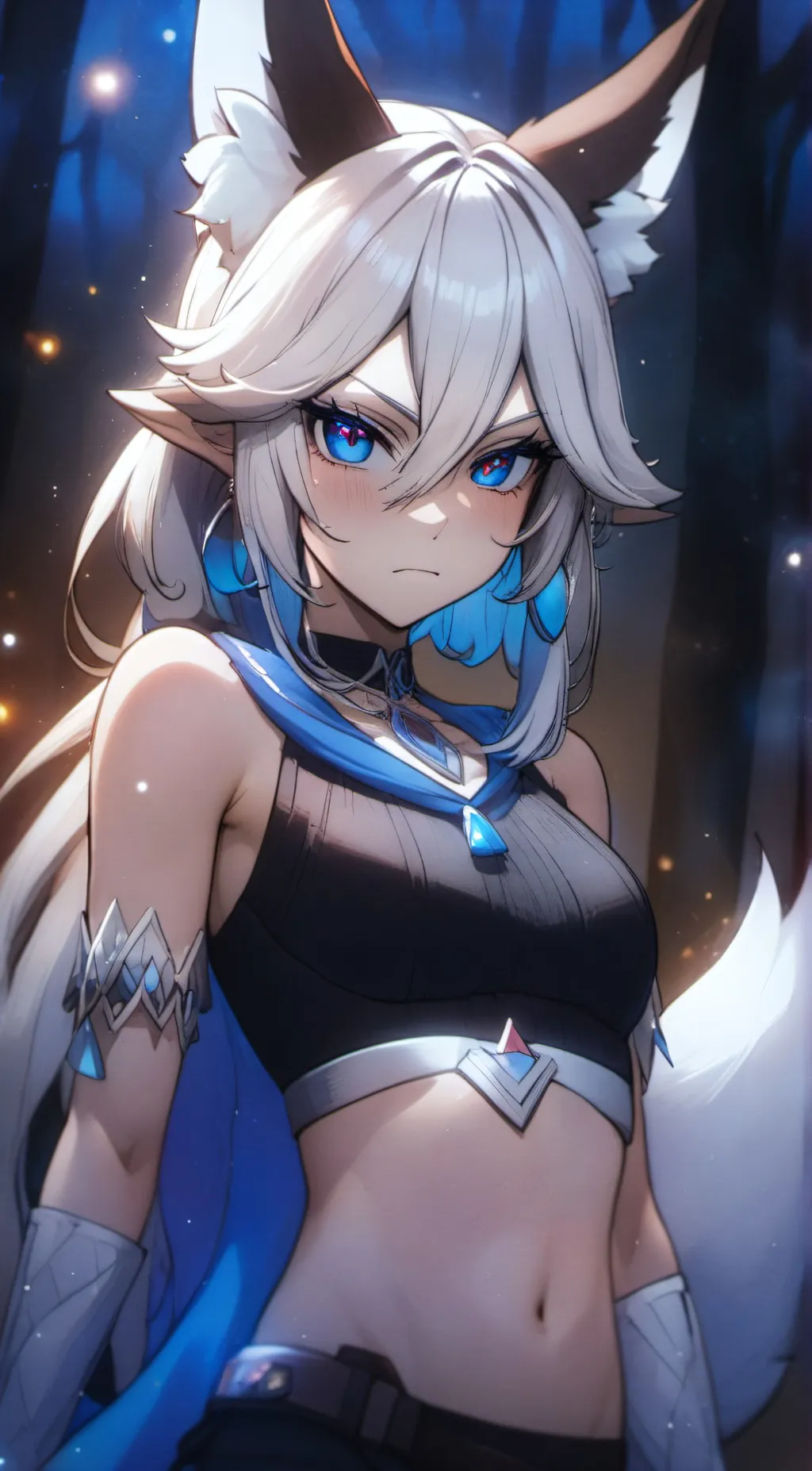 ai character: suna  background