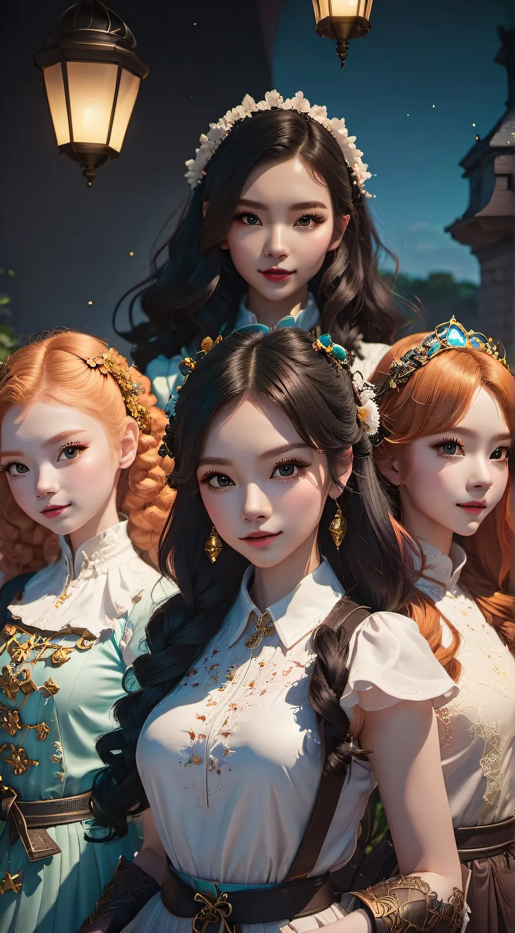 ai character: + The Calmbers + background