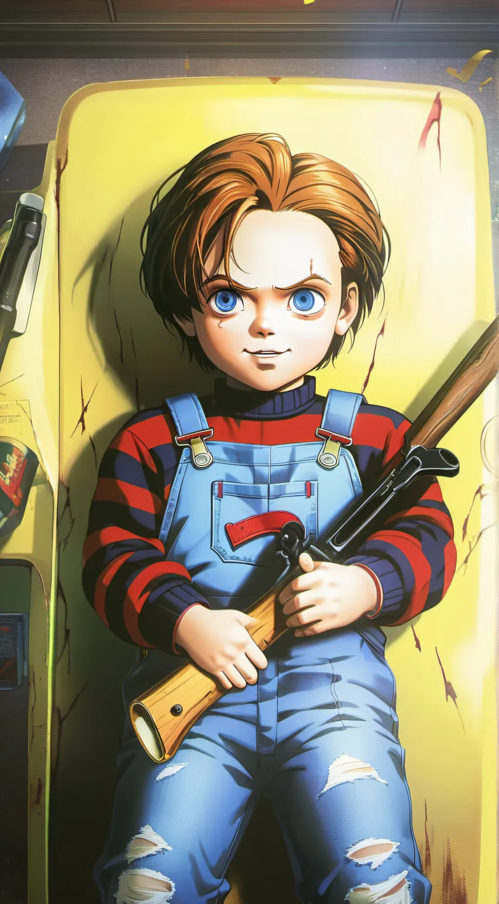 ai character: chucky background
