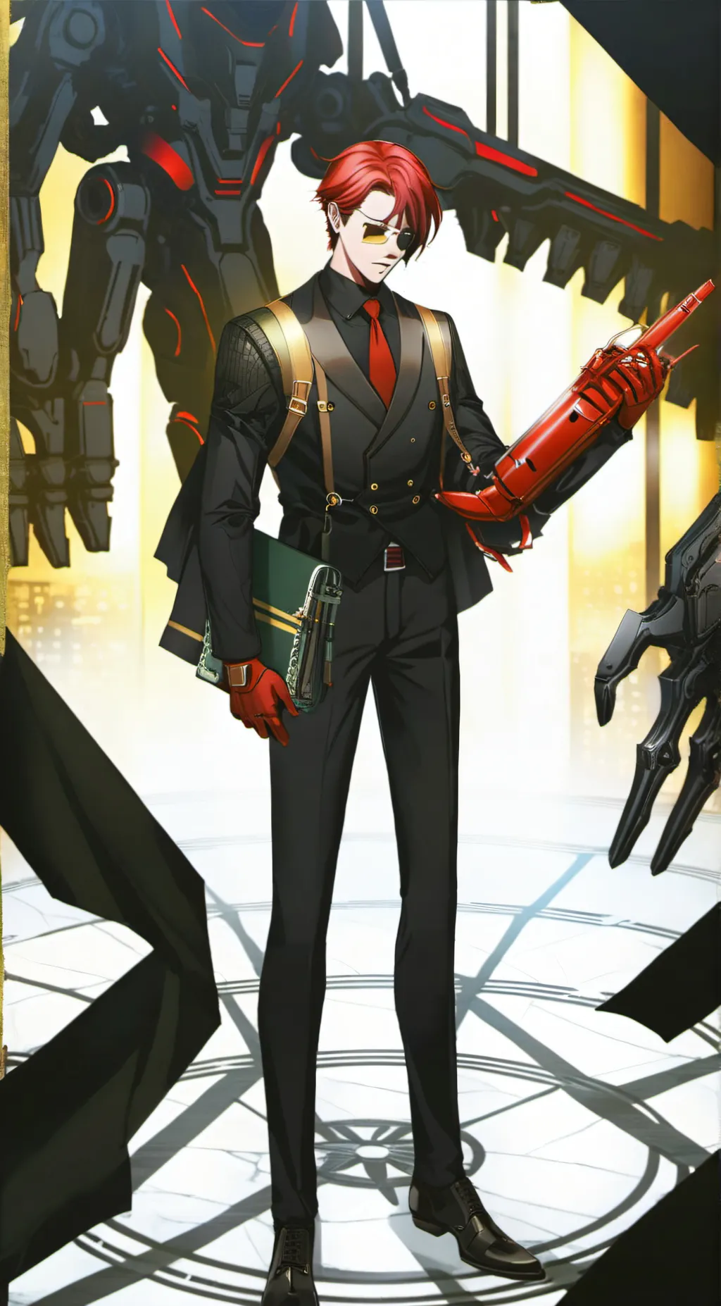 ai character: Crimson Claw background