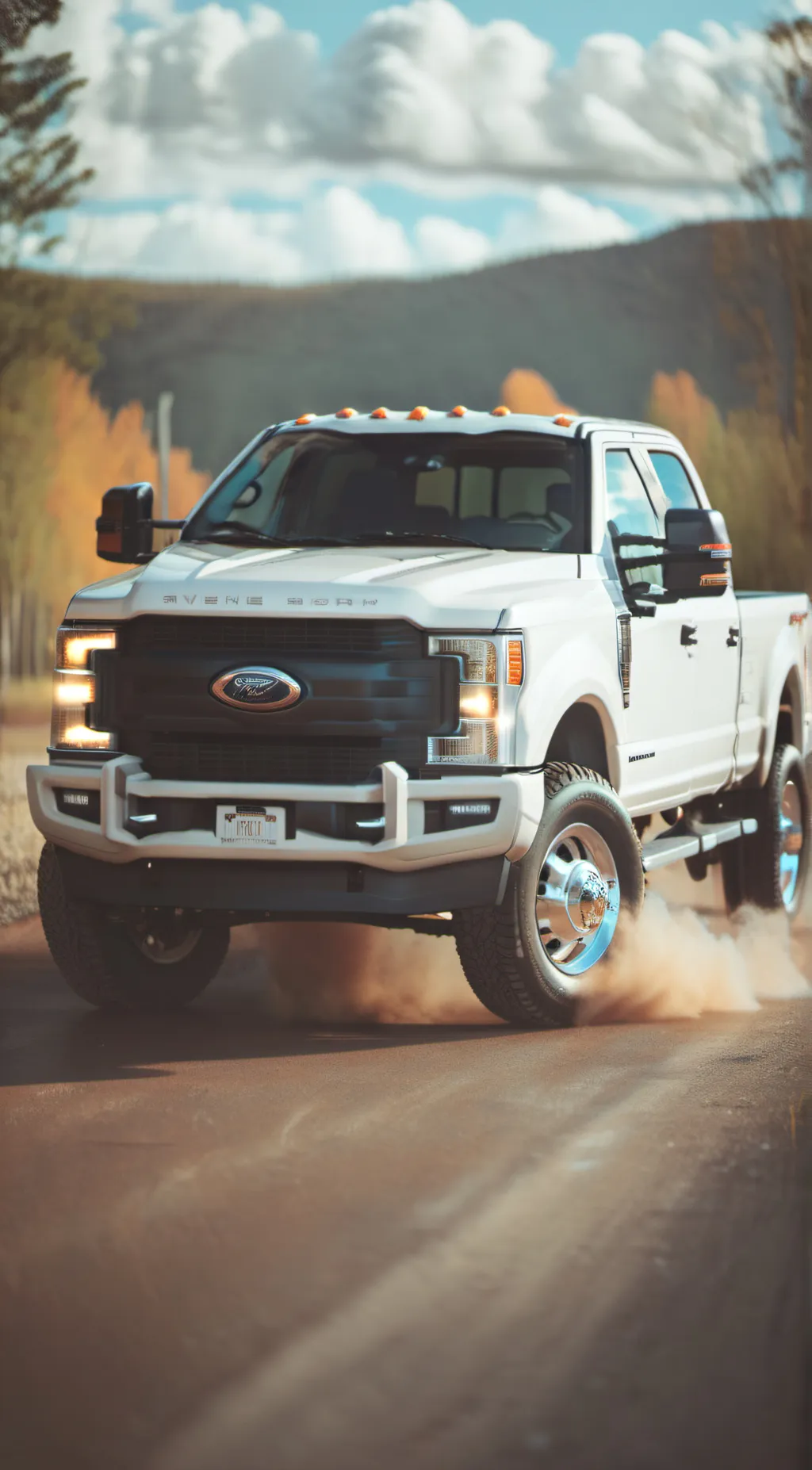 ai character: 2020 ford f-250 background