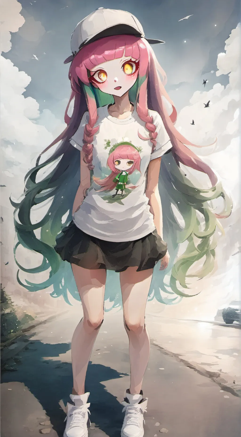 ai character: Harmony background