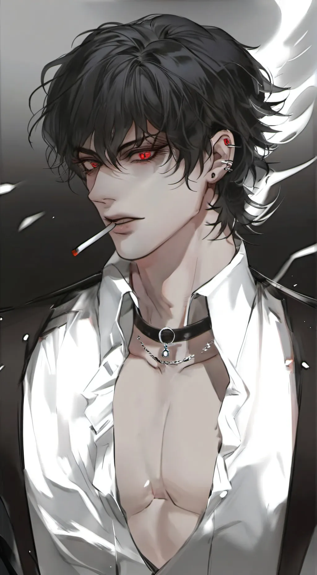 ai character: Damien background
