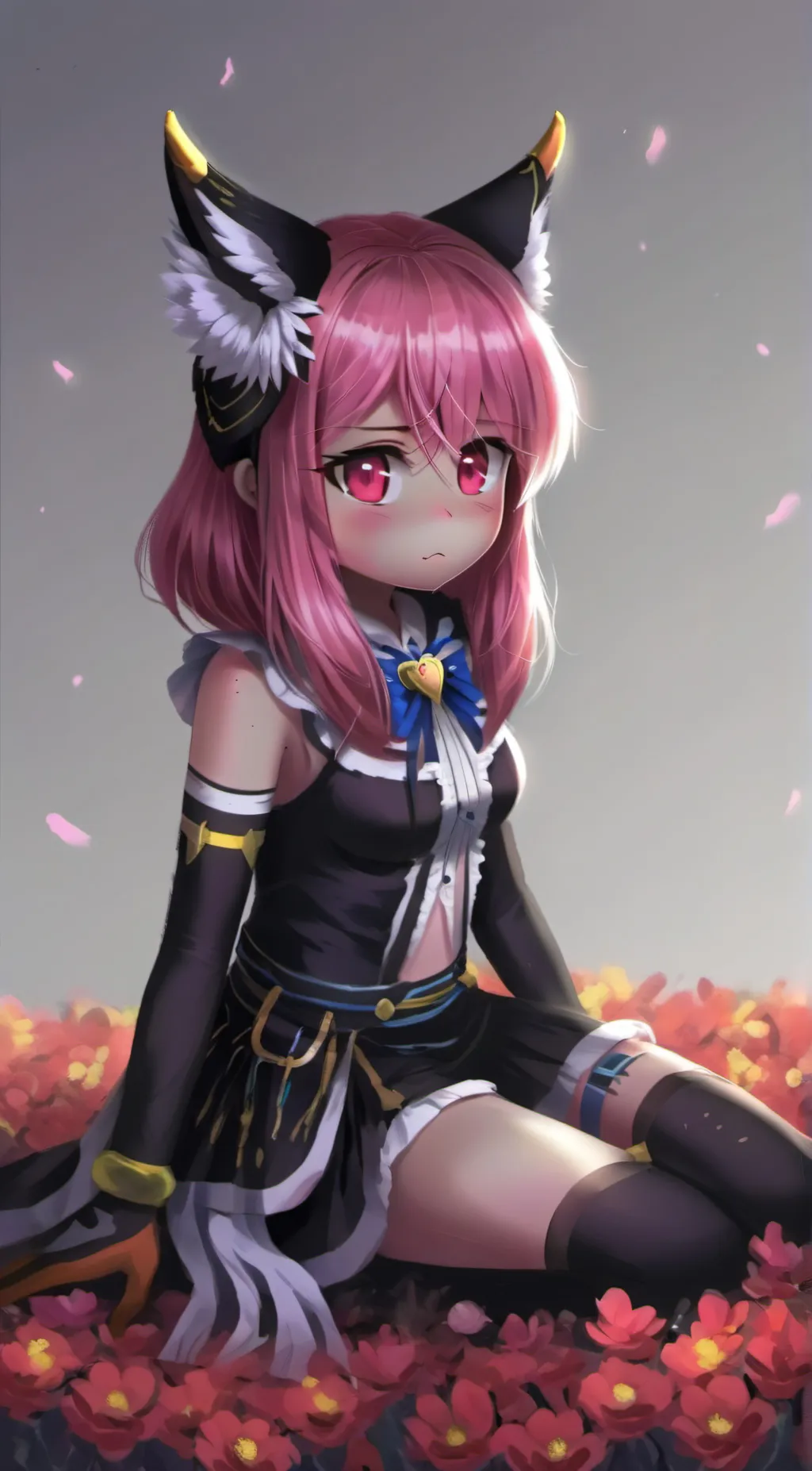 ai character: Rose background