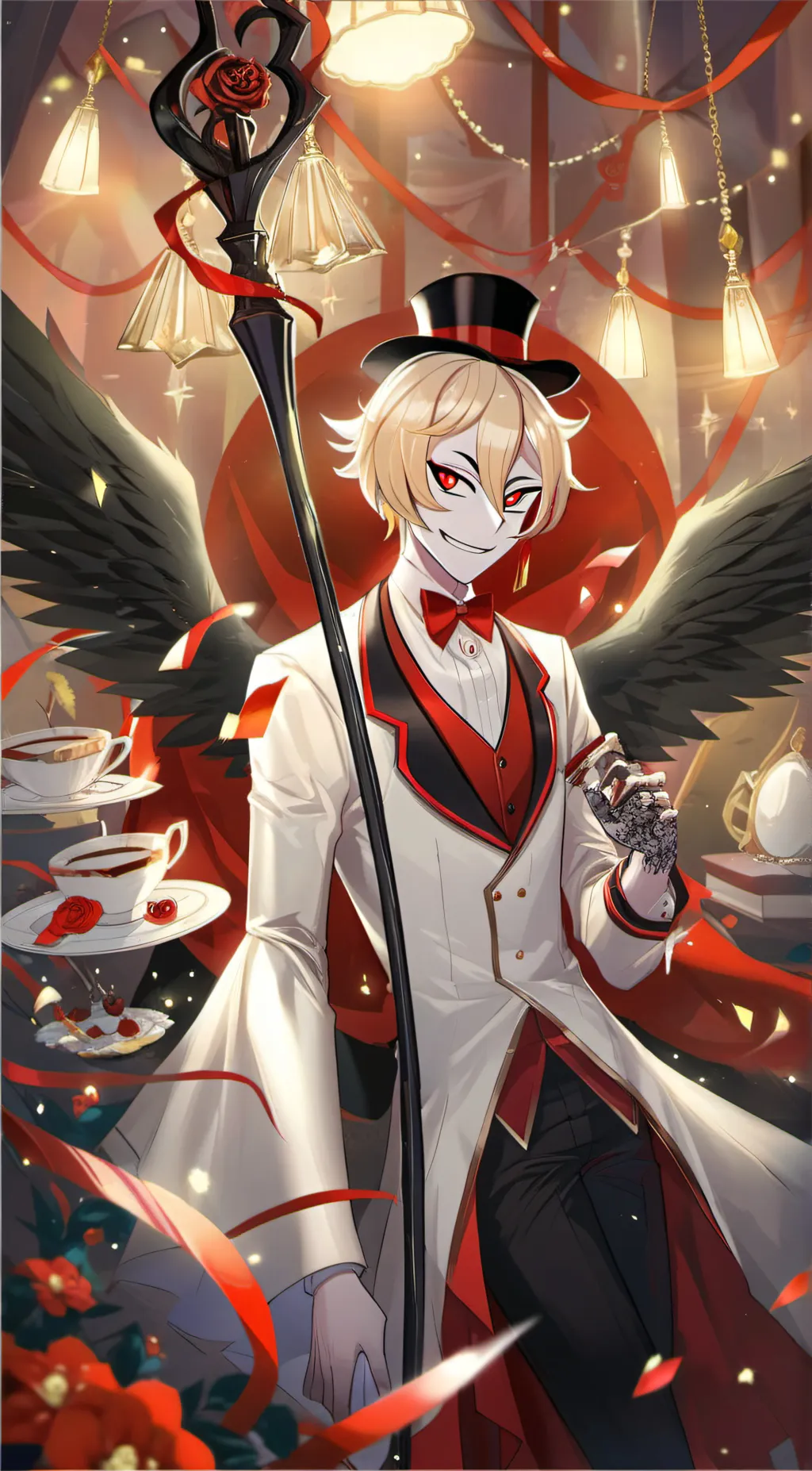 ai character: Lucifer background