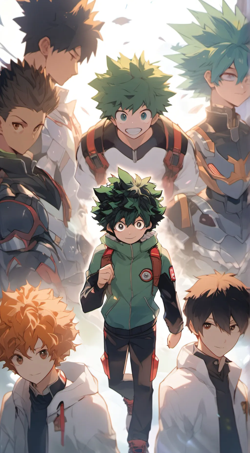 ai character: Deku background