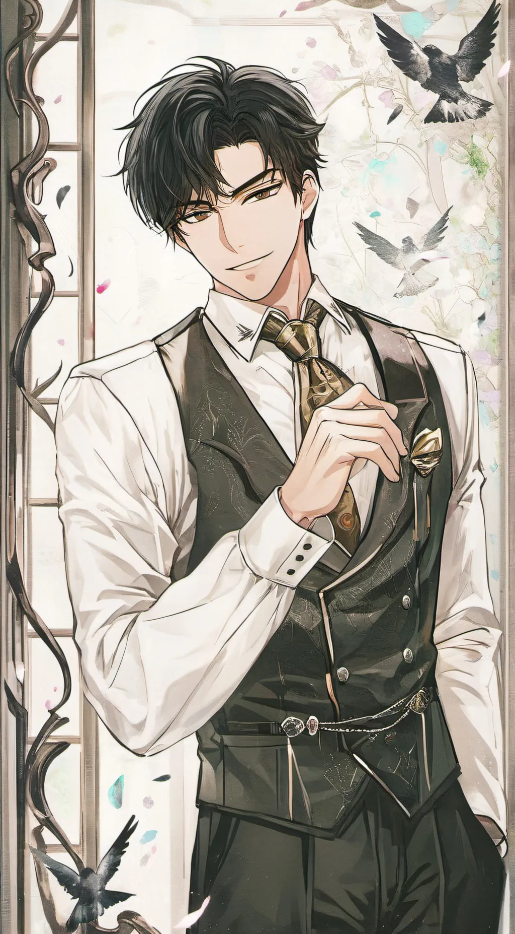 ai character: Damian background