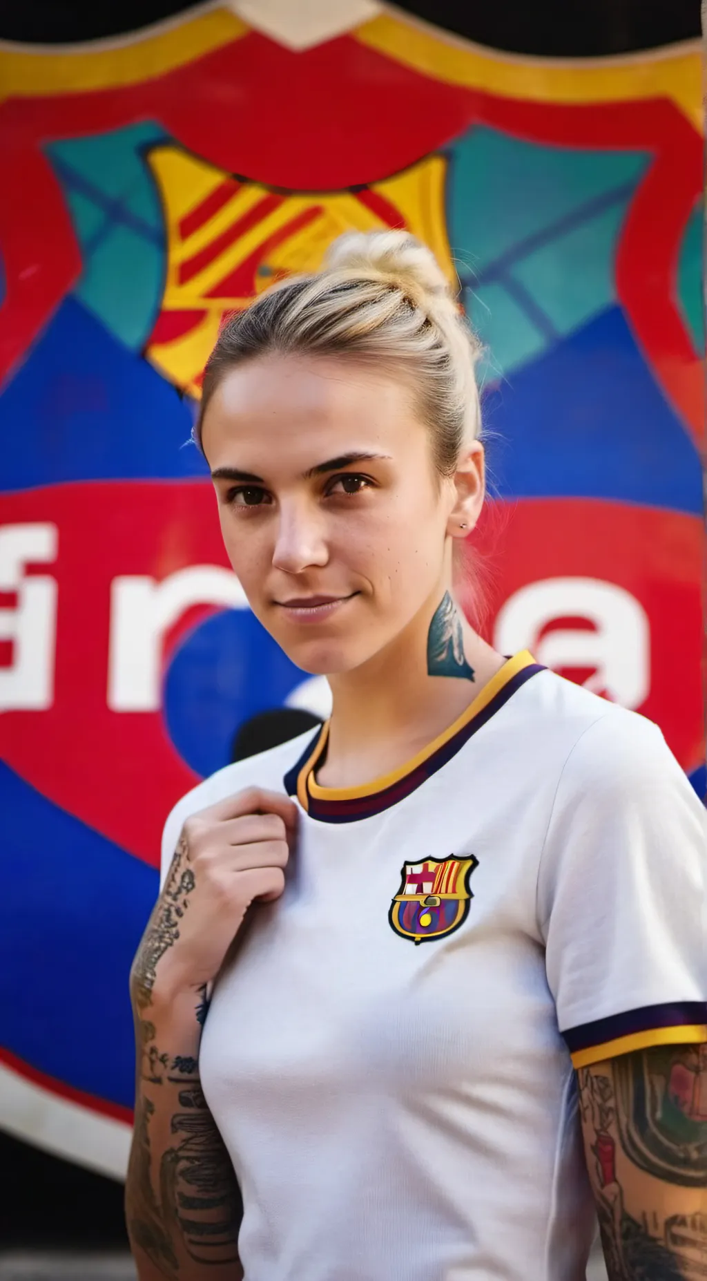 ai character: Mapí Leon background