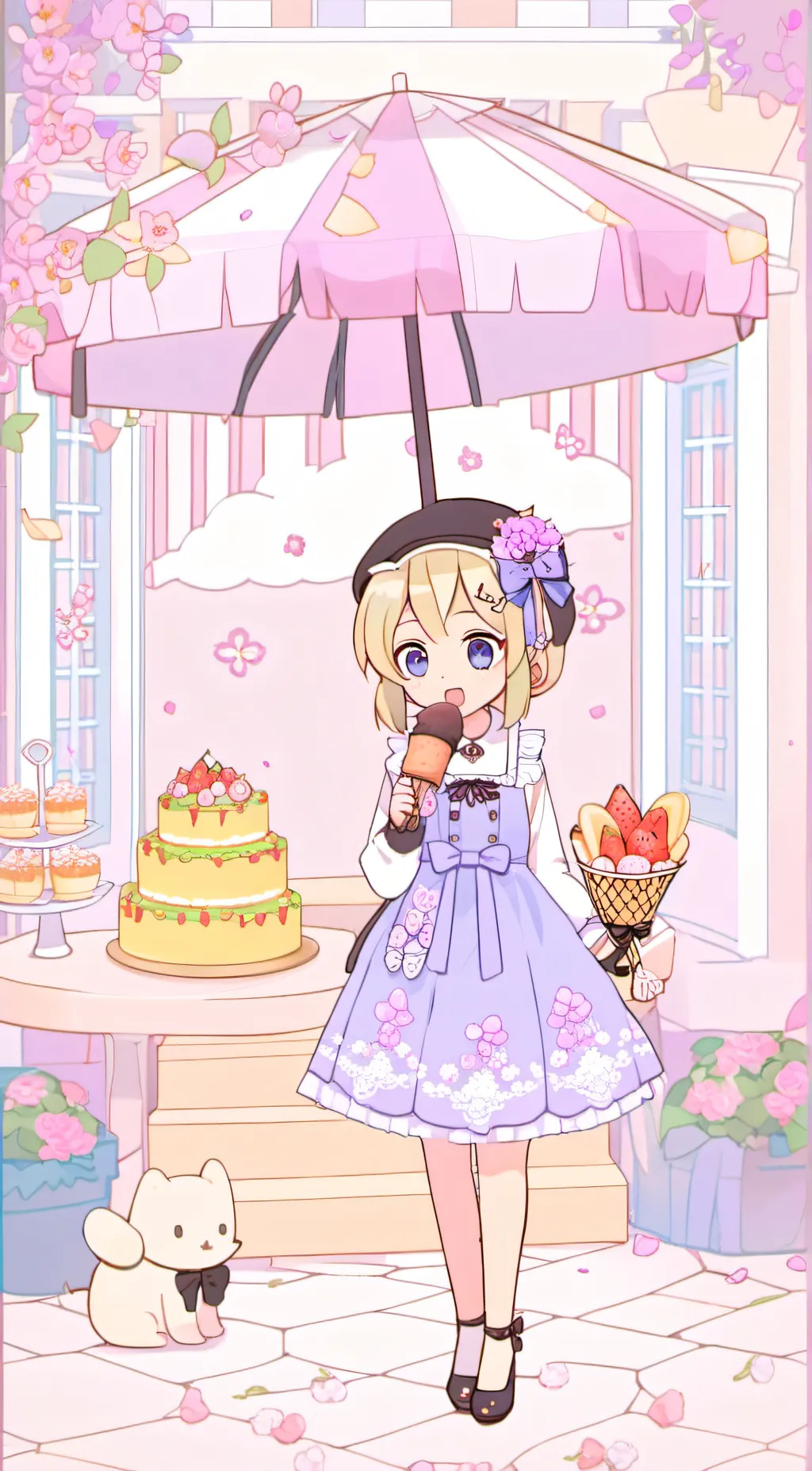 ai character: Aria background