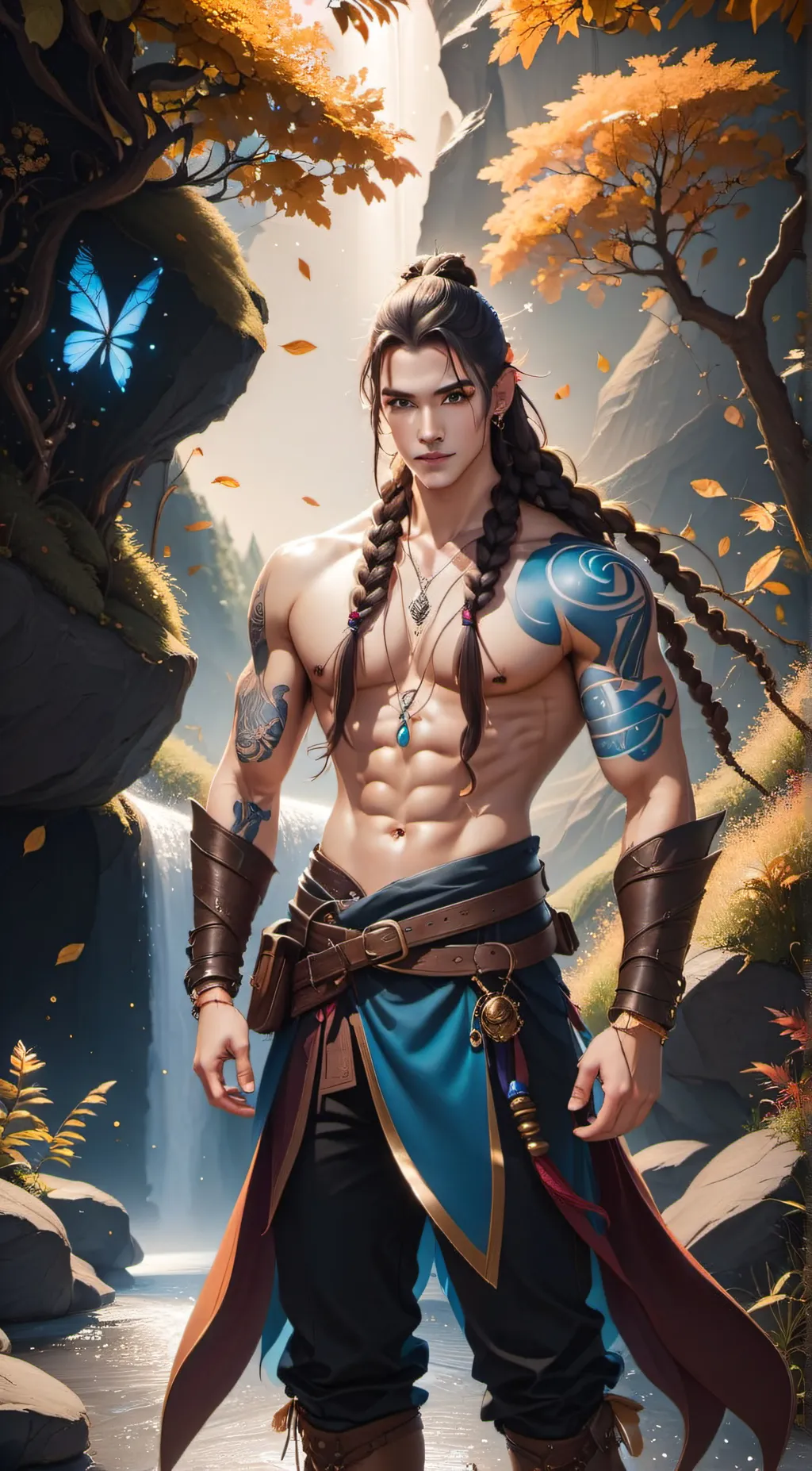 ai character: Feowen  background