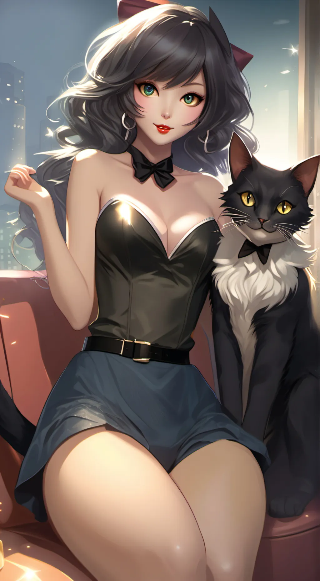 ai character: sandy background