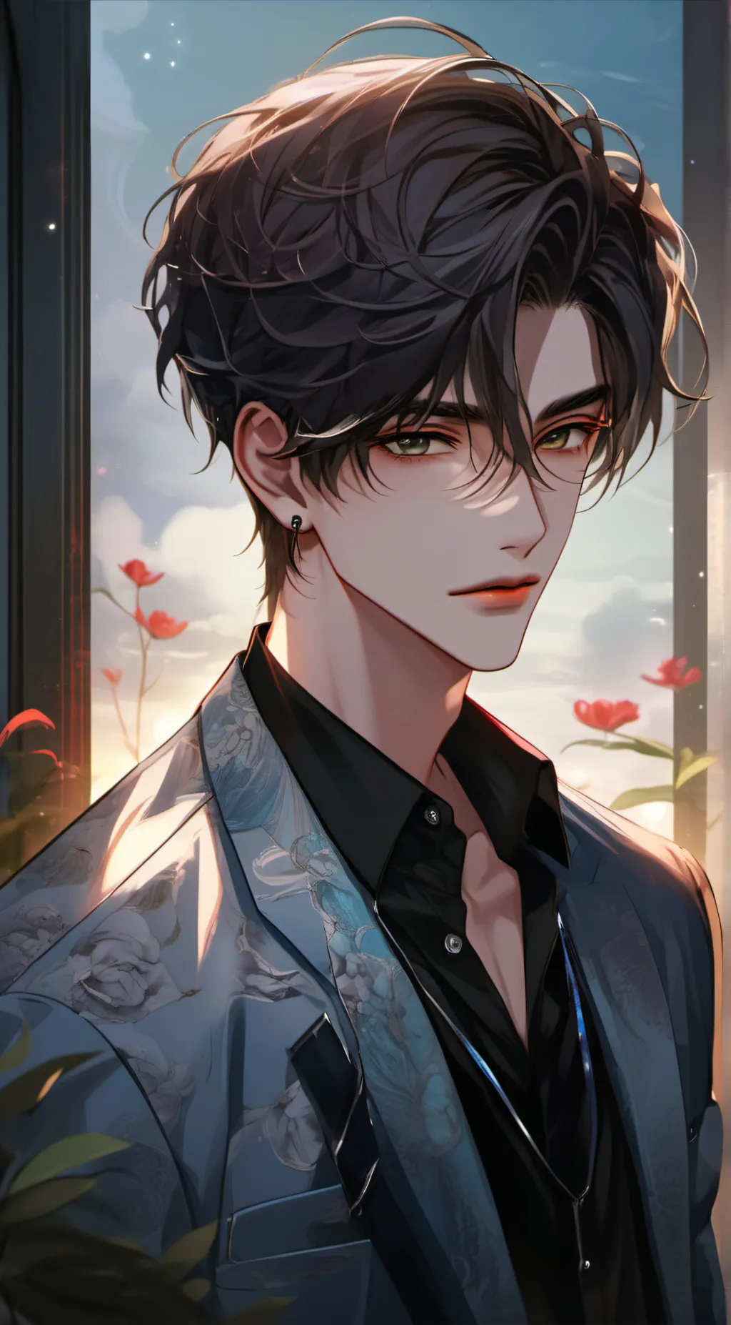 ai character: Micheal  background