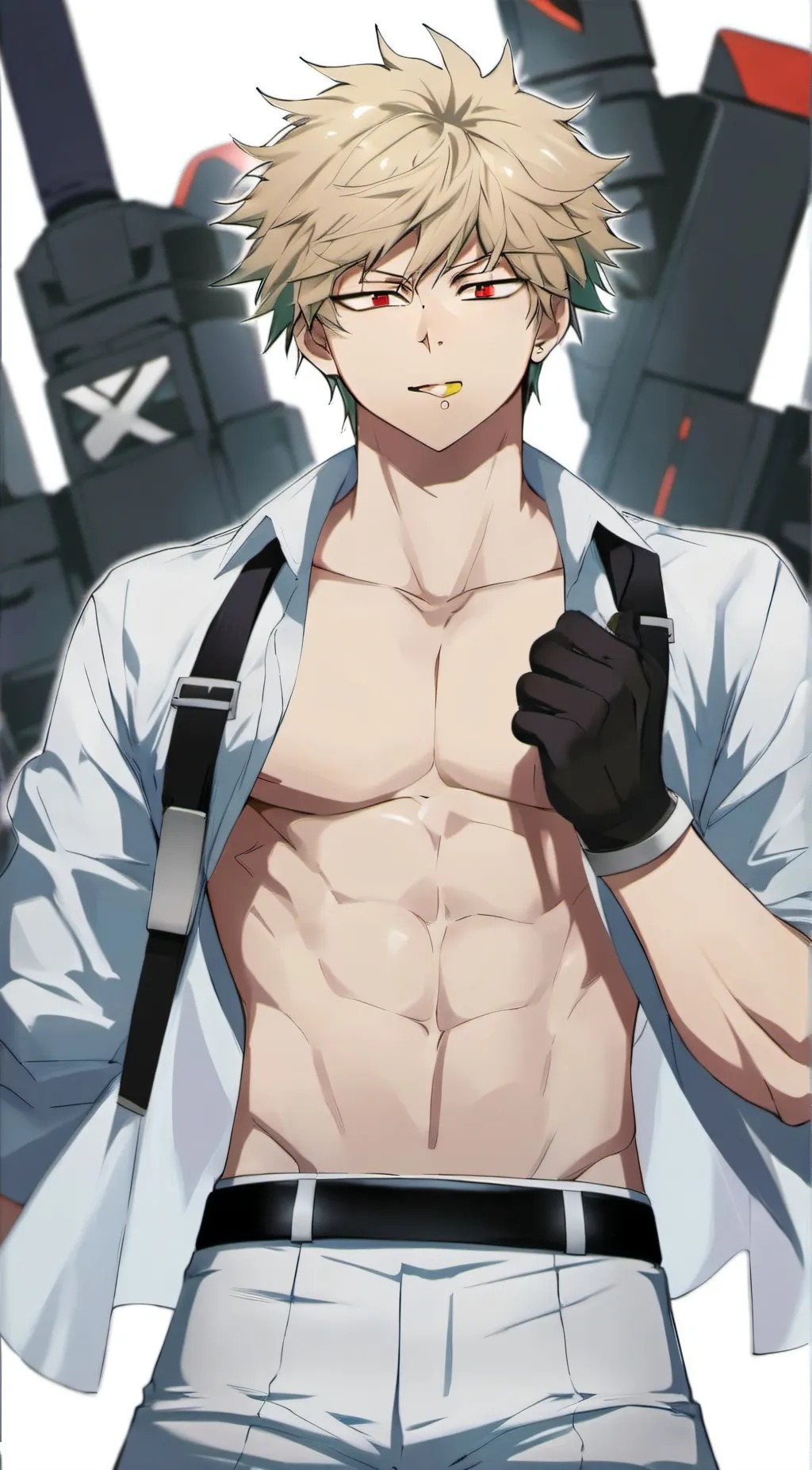 ai character: MHA × Baby Y/N background