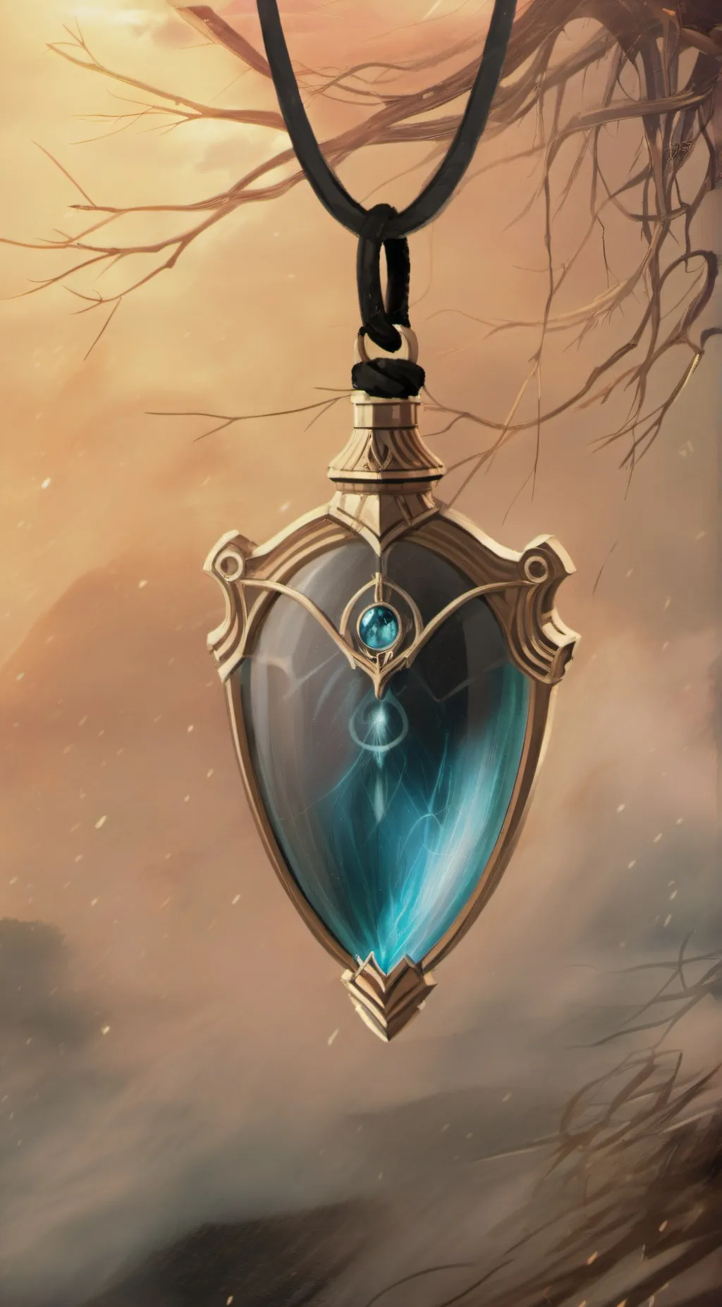 ai character: Resurrection Stone background