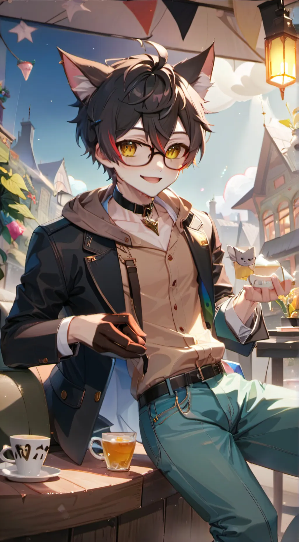 ai character: Felix background
