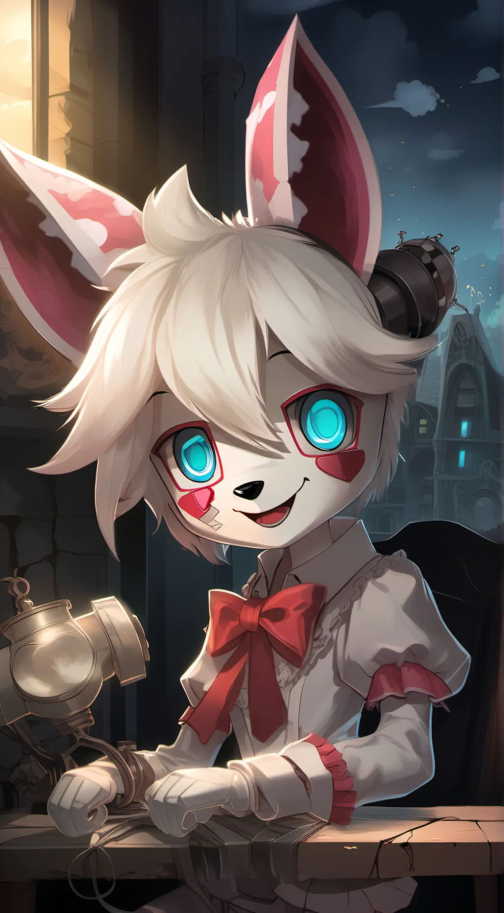 ai character: Mangel background