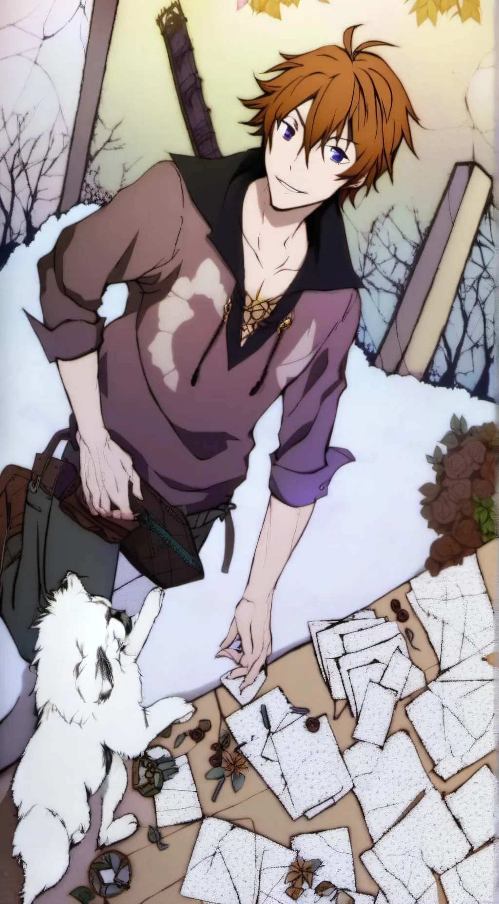 ai character: Rowen..m background