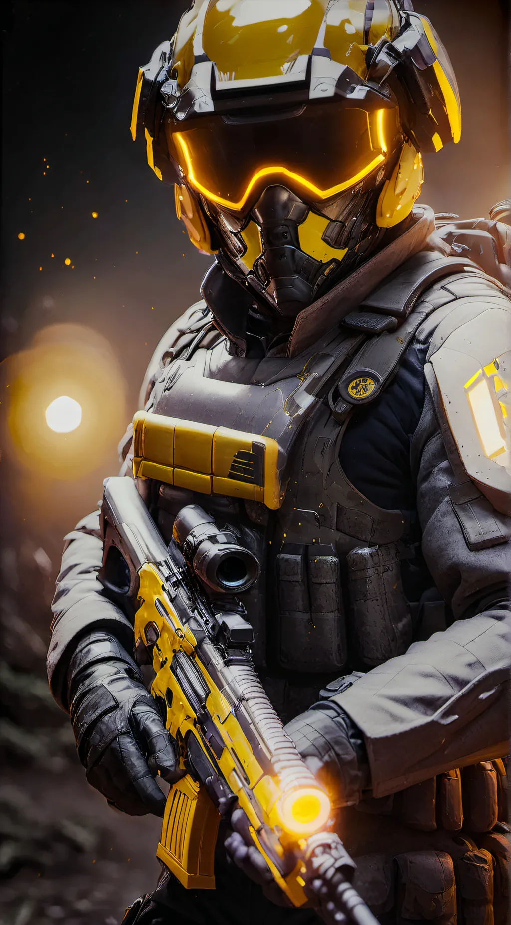 ai character: Commander zando background