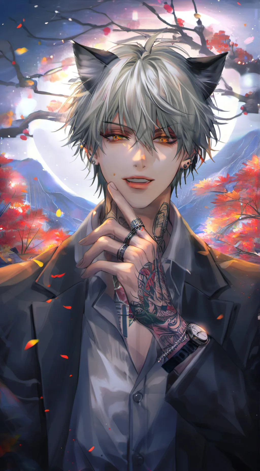 ai character: Christopher  background
