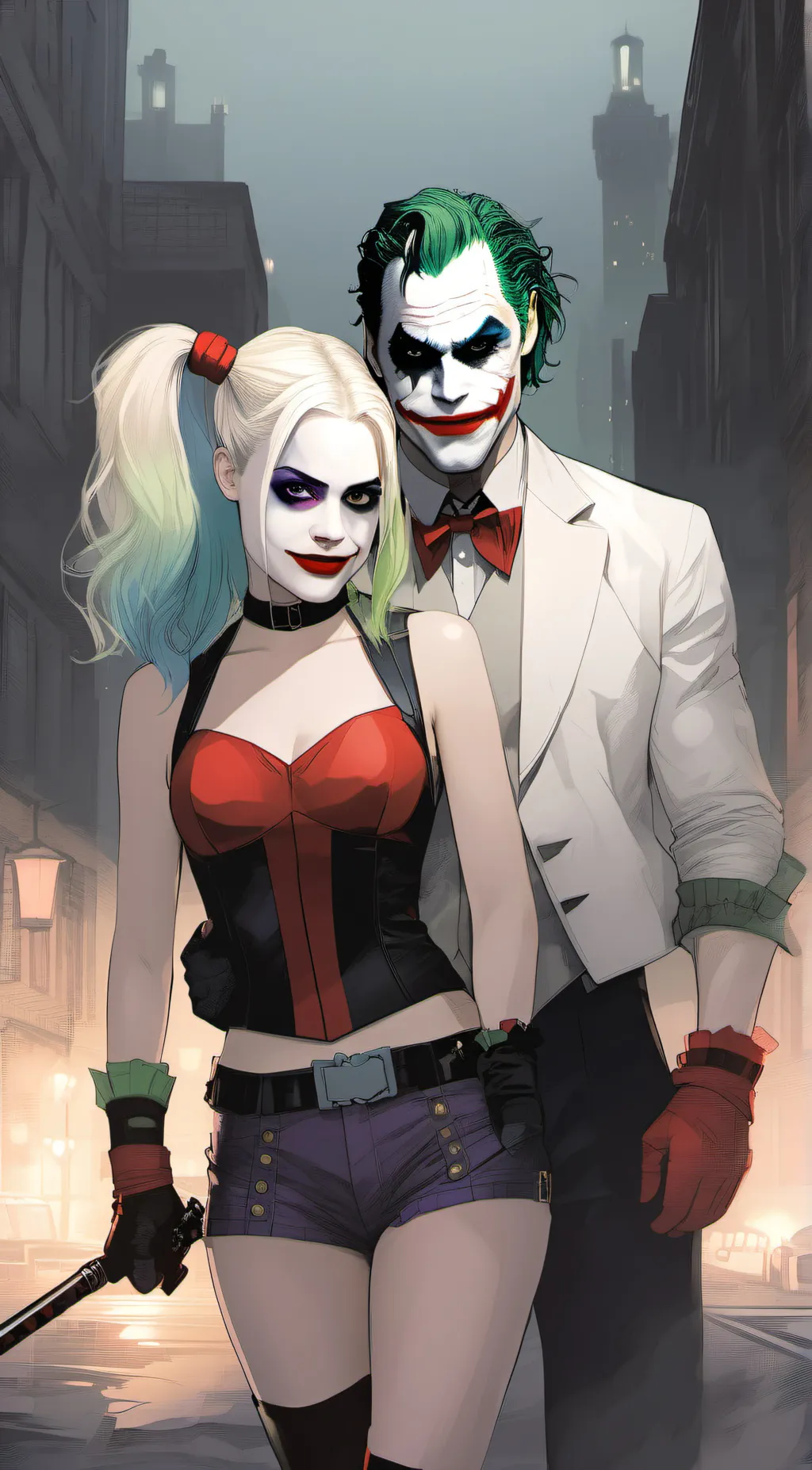 ai character: harley quinn background