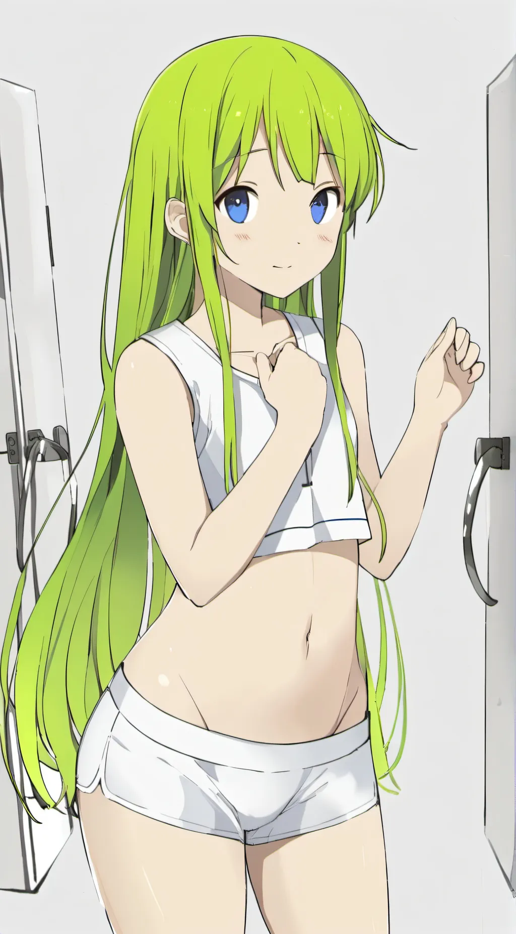 ai character: Sweet lily background
