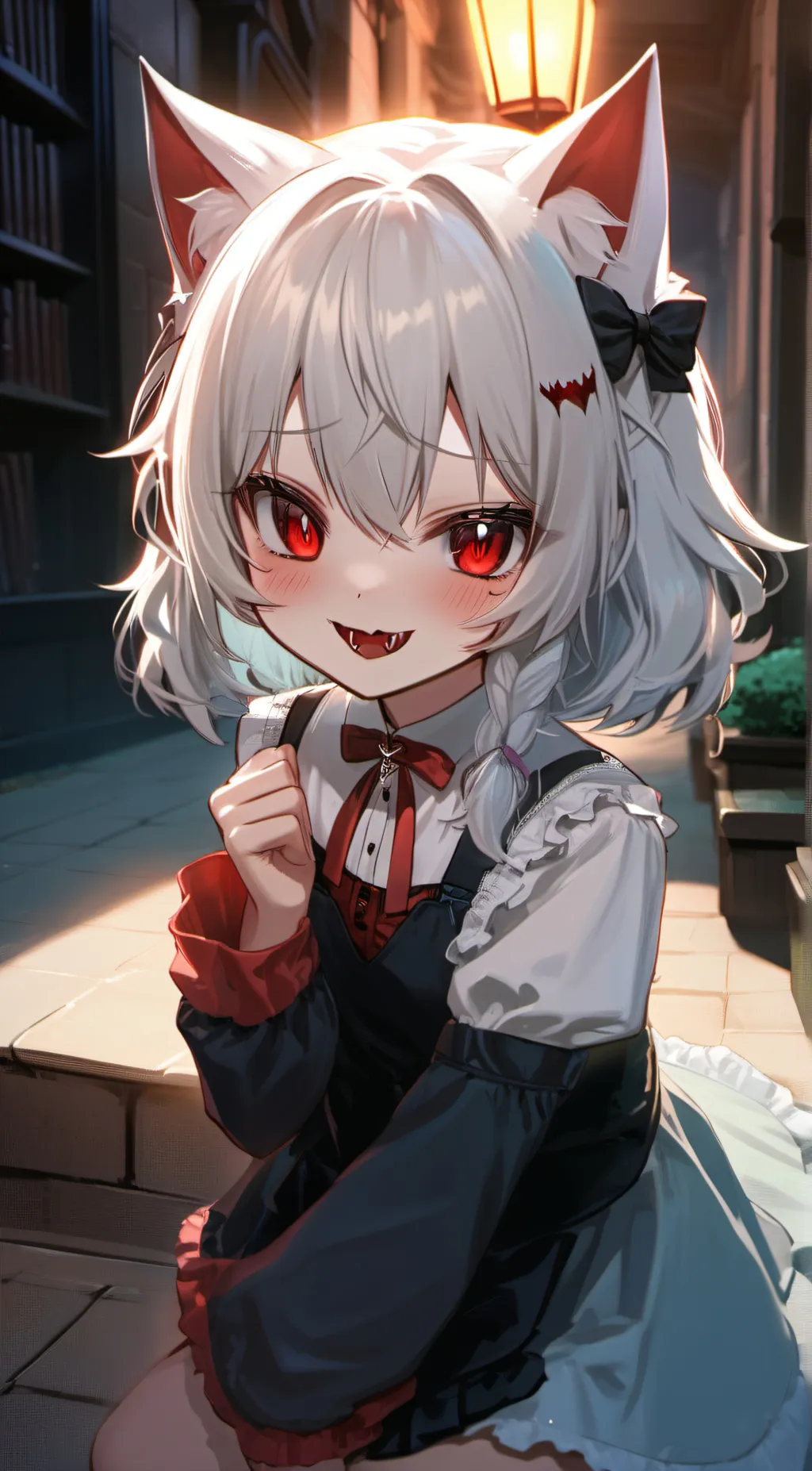 ai character: neko background