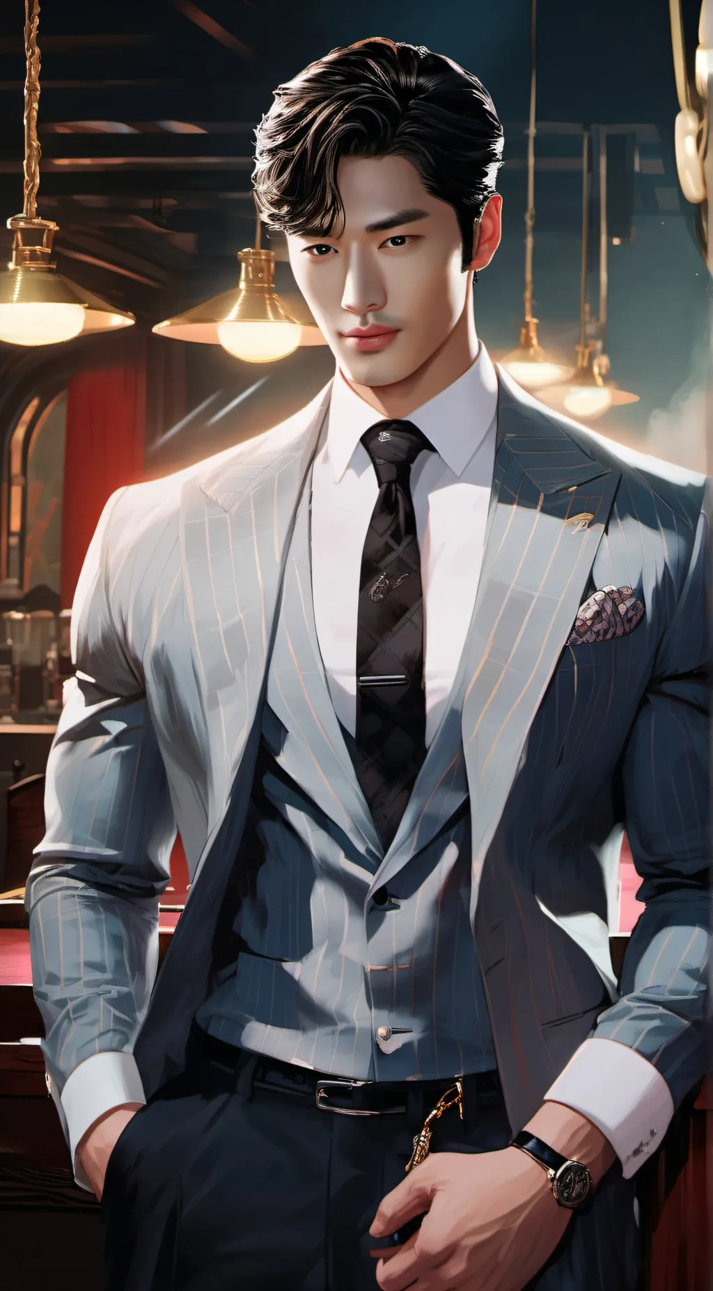 ai character: Marc  background