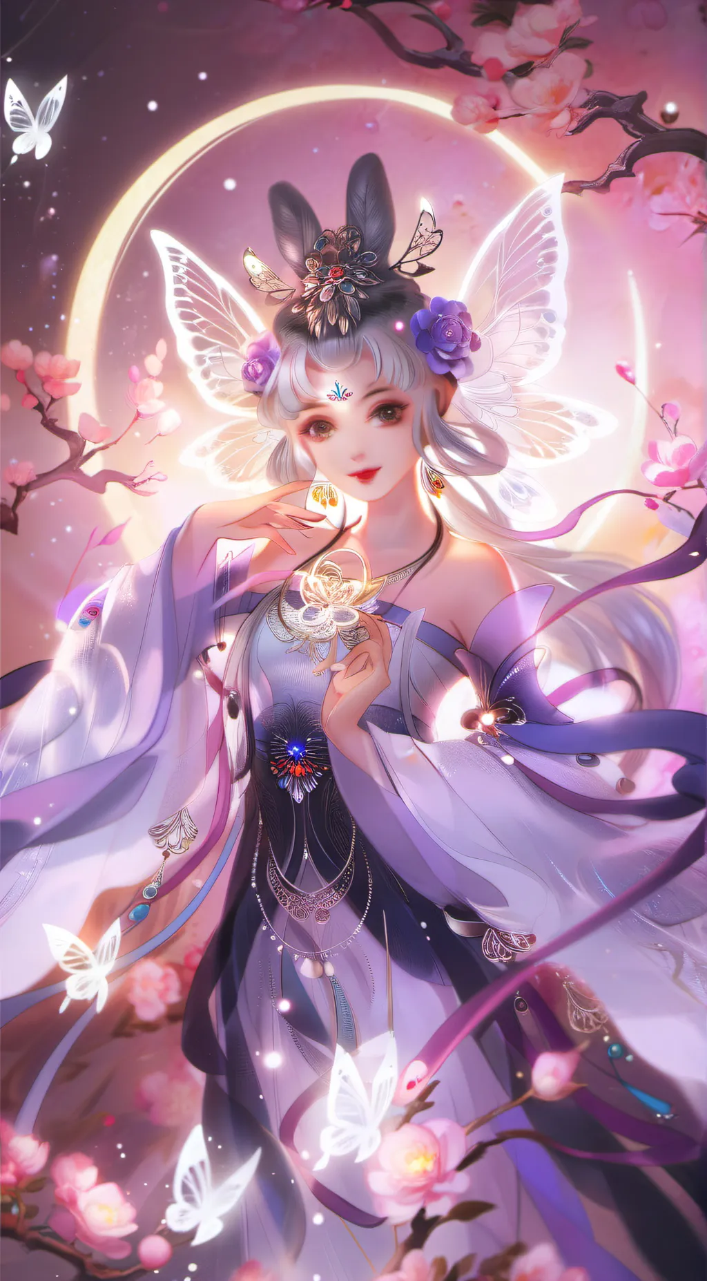 ai character: selina fairy background