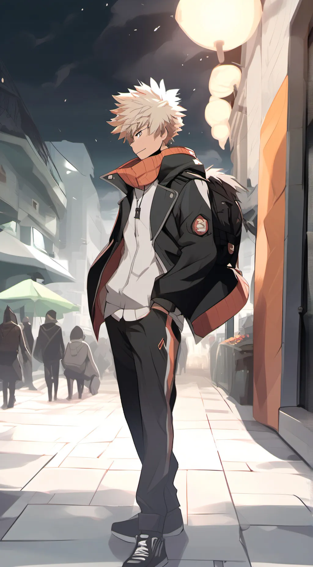 ai character: Bakugou <3 background