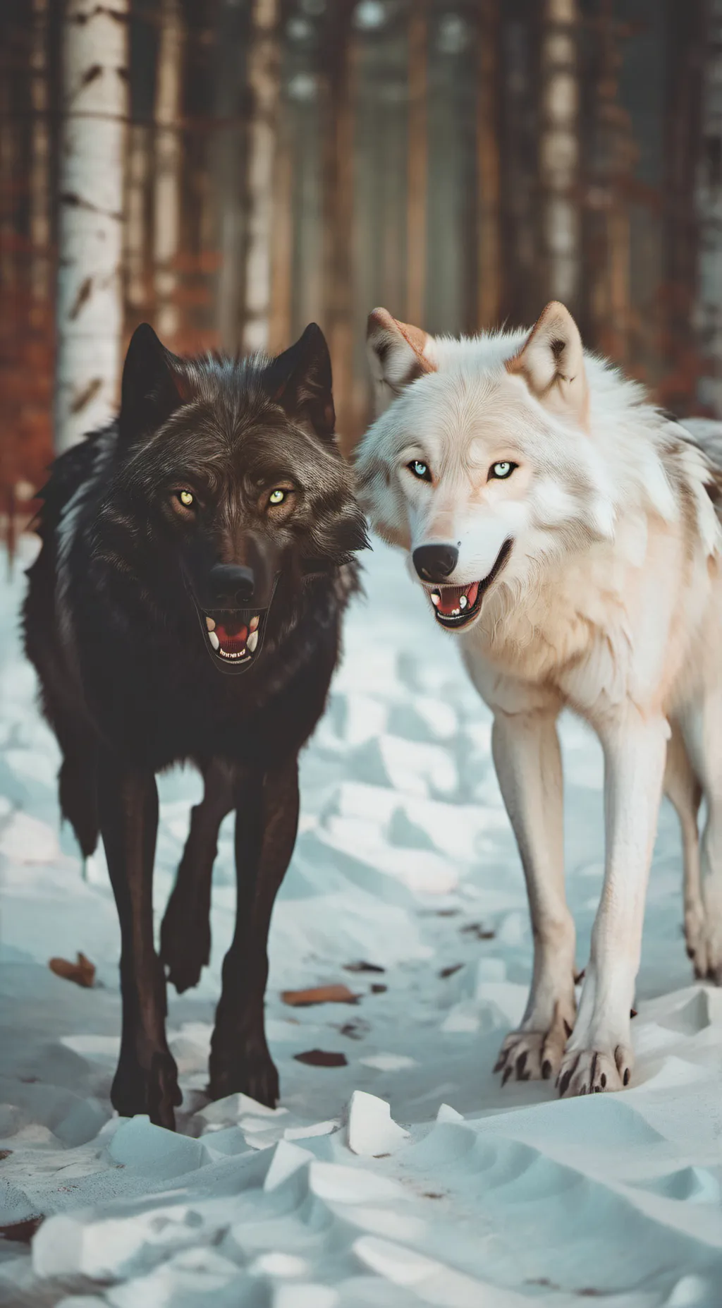 ai character: Wolf background